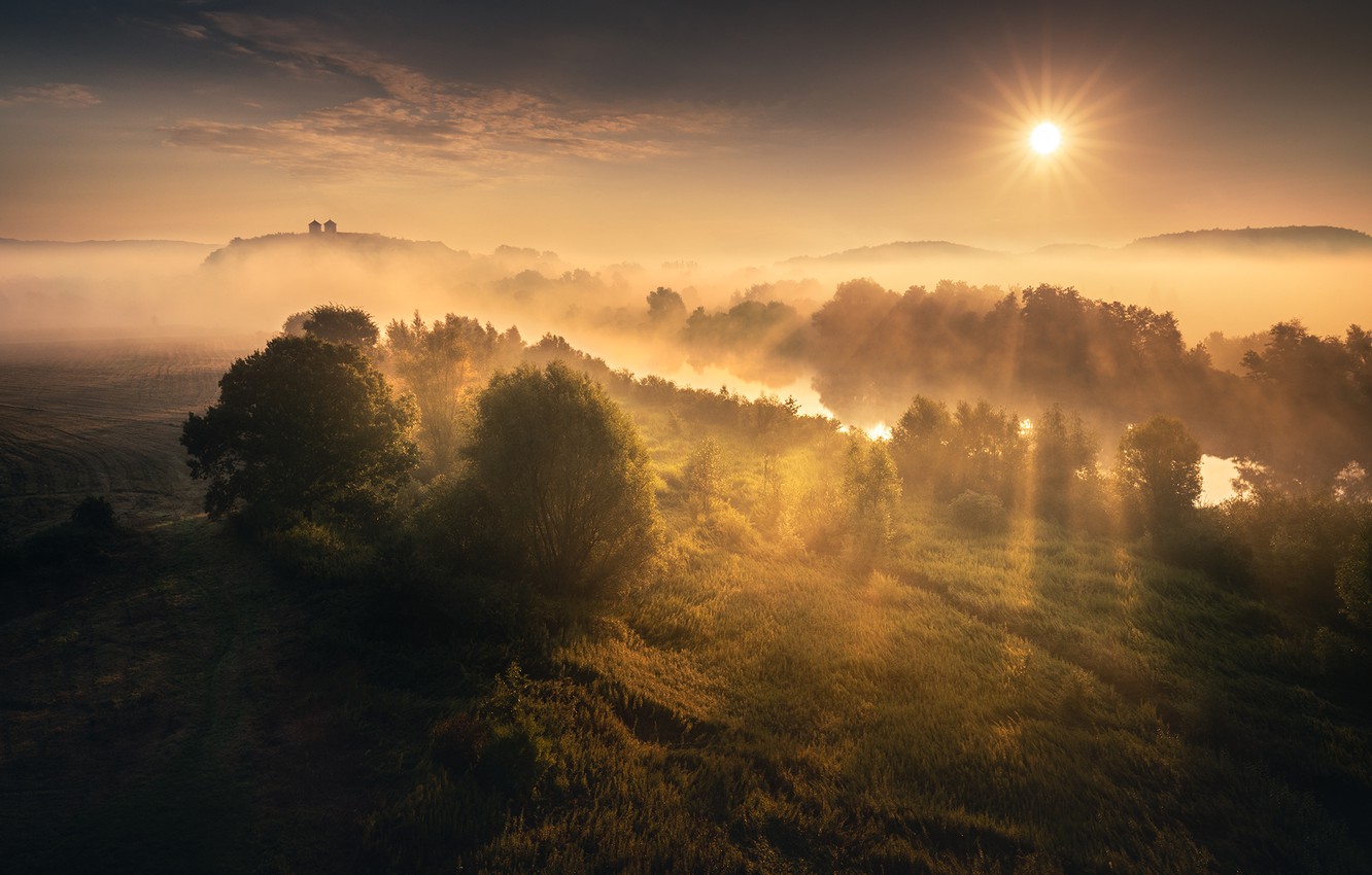 Fogy Sunrise Wallpapers