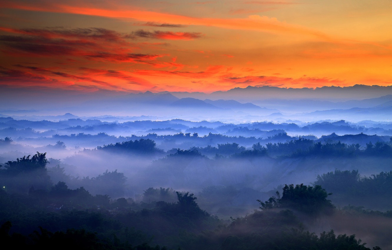 Fogy Sunrise Wallpapers