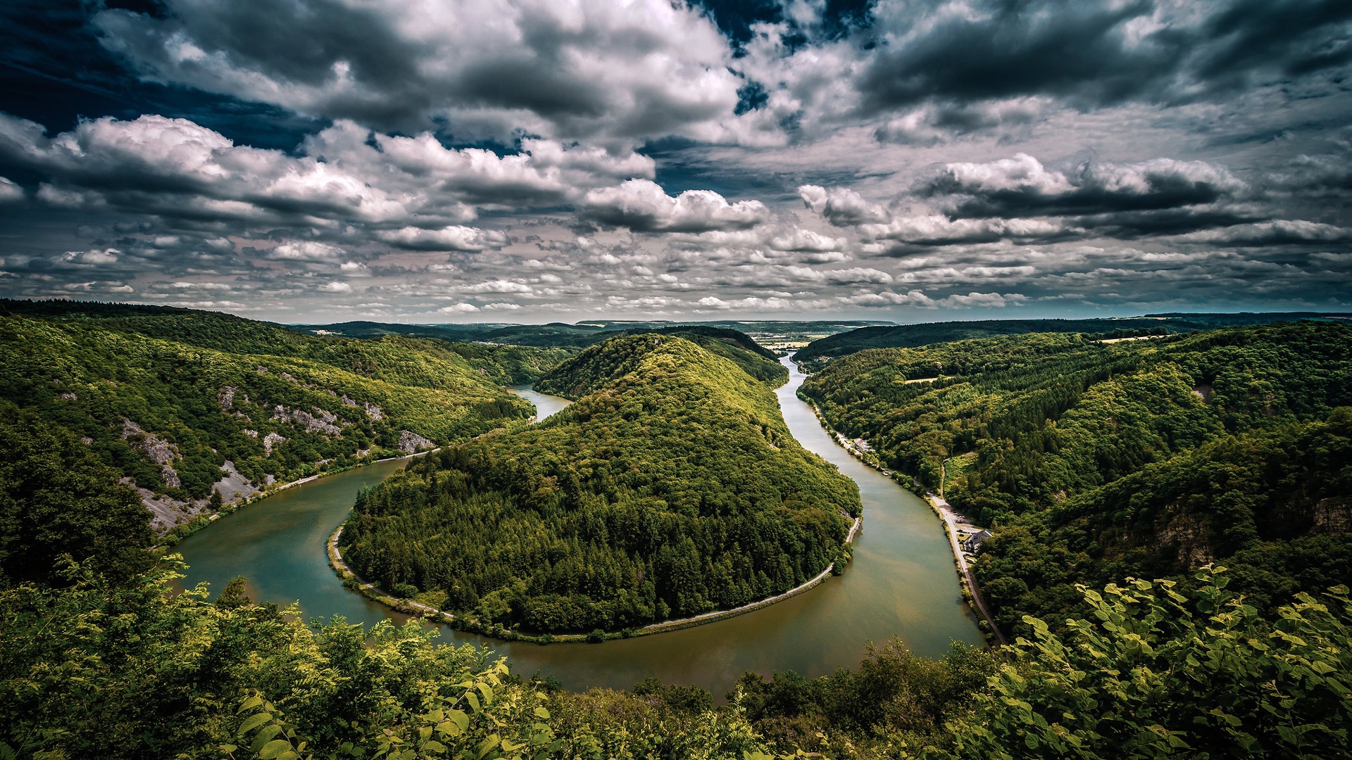 Forest Landscape Hd Aerial View Wallpapers