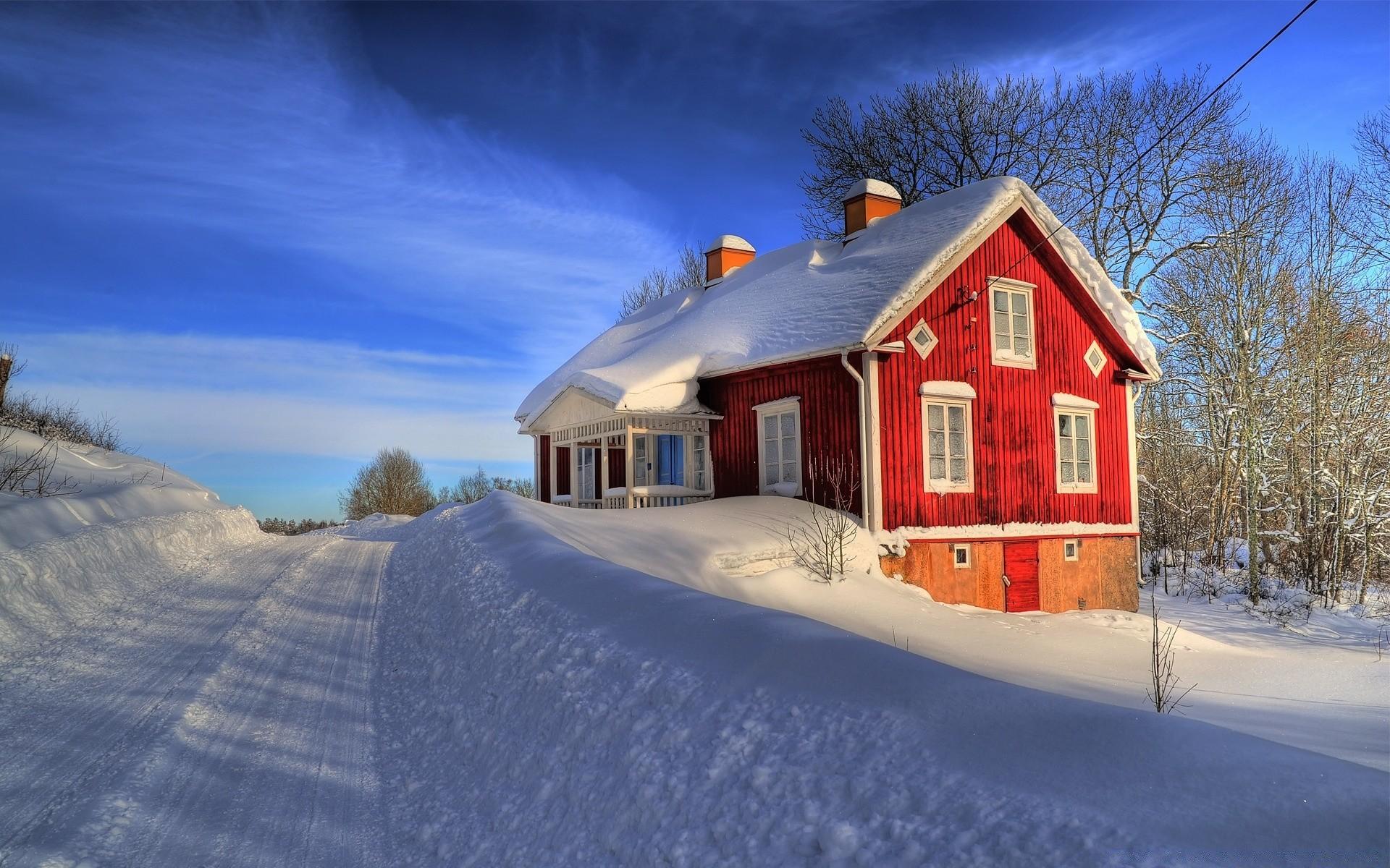 Frozen Winter House Wallpapers