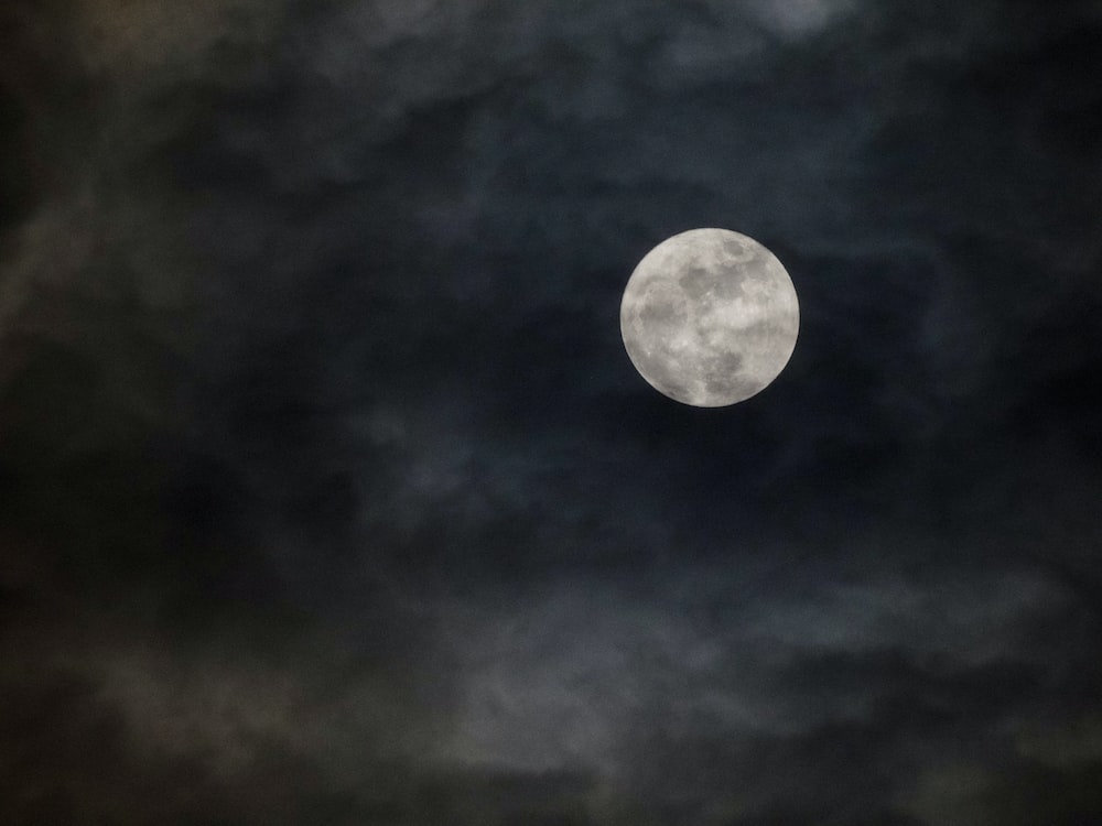 Full Moon On Foggy Night Wallpapers