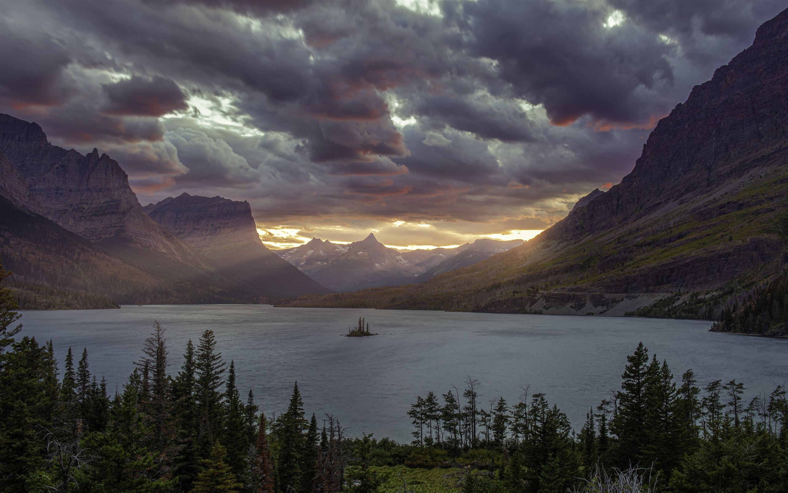 Glacier National Park Sunrise Wallpapers