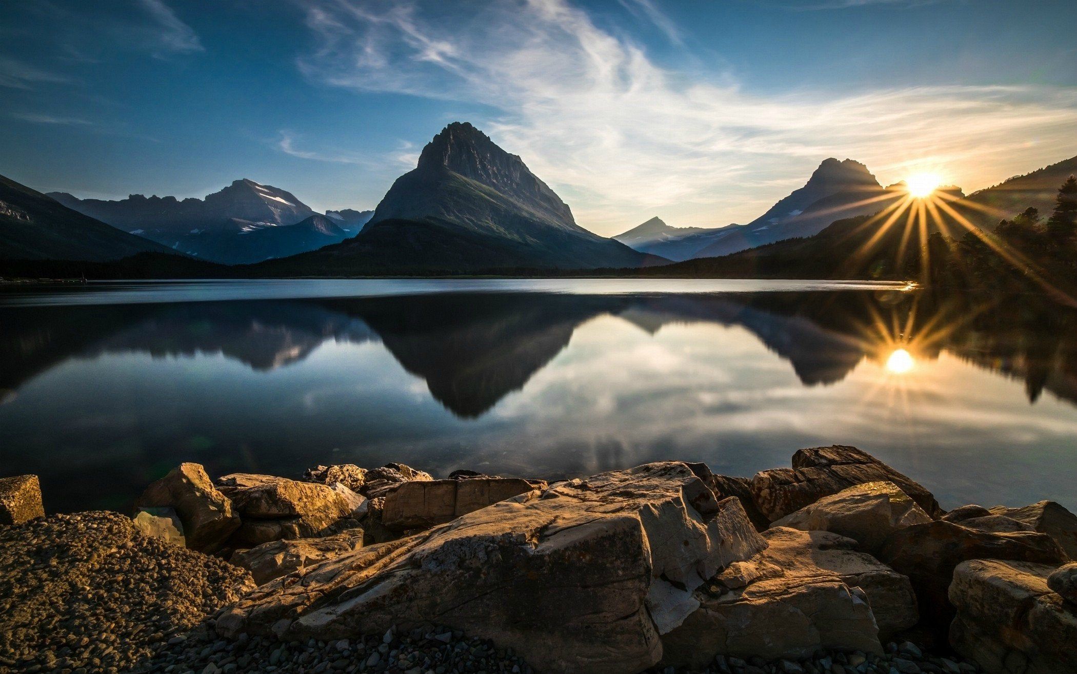 Glacier National Park Sunrise Wallpapers