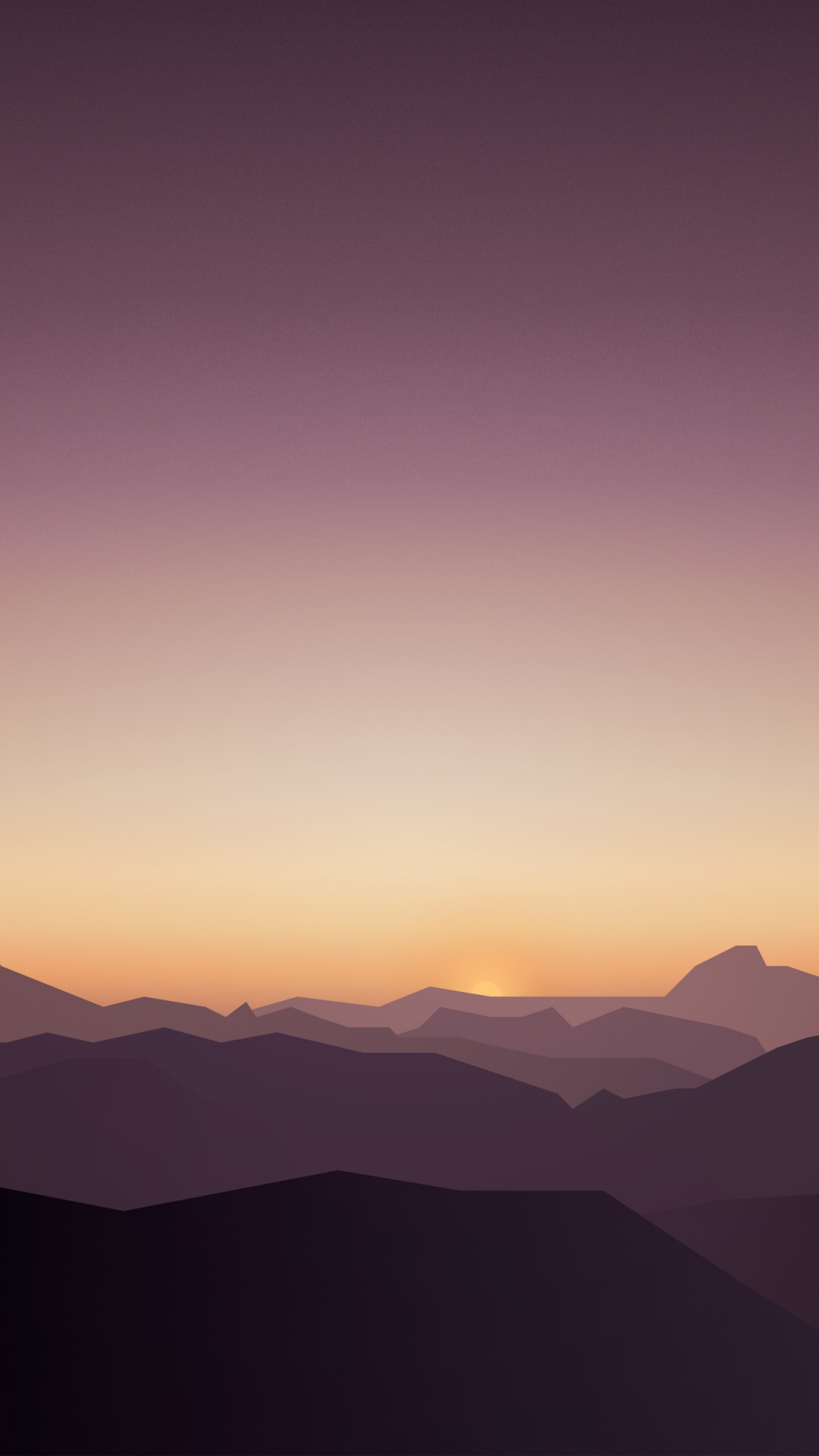 Gradient Calm Sunset Wallpapers
