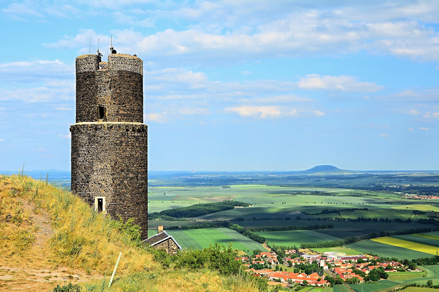 Hazmburk Czech Republic Castle Hill In Sunset Wallpapers