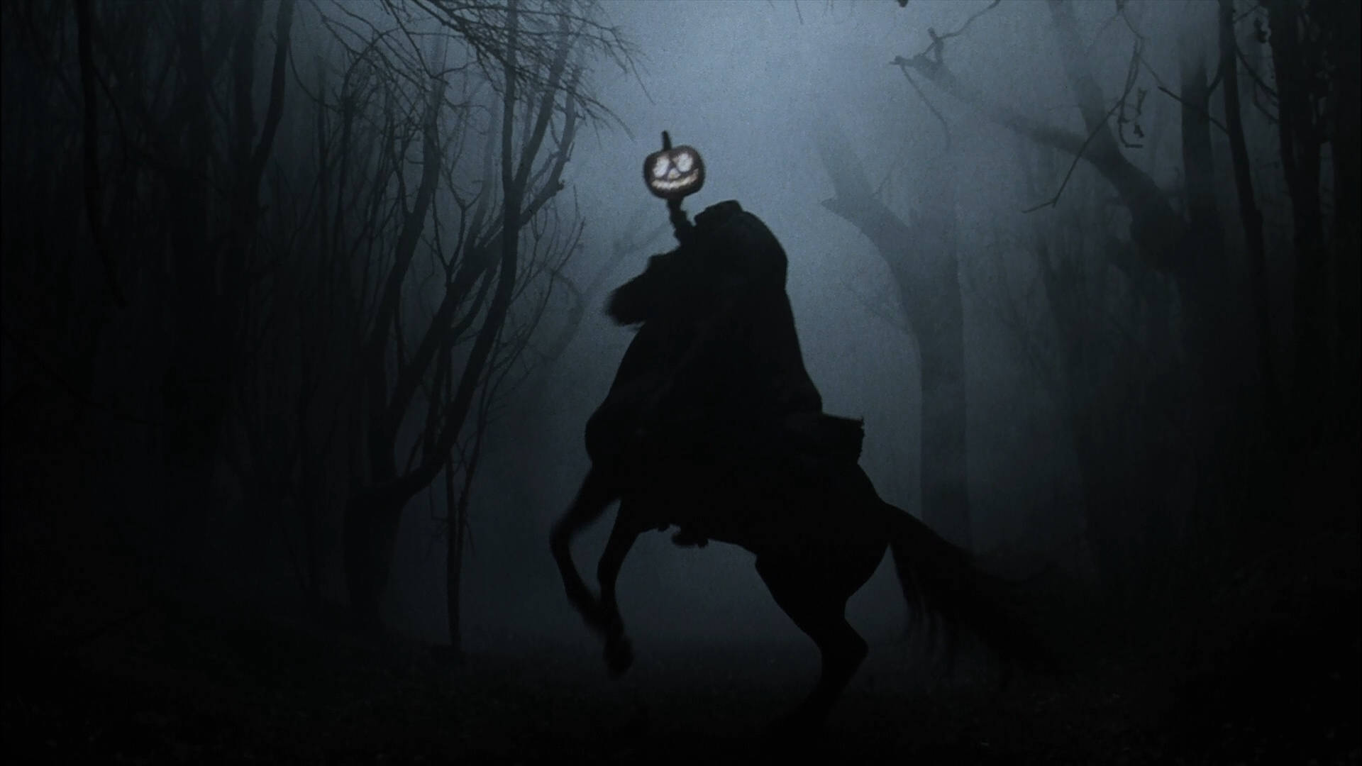 Horseman In Forest Dark Night Wallpapers