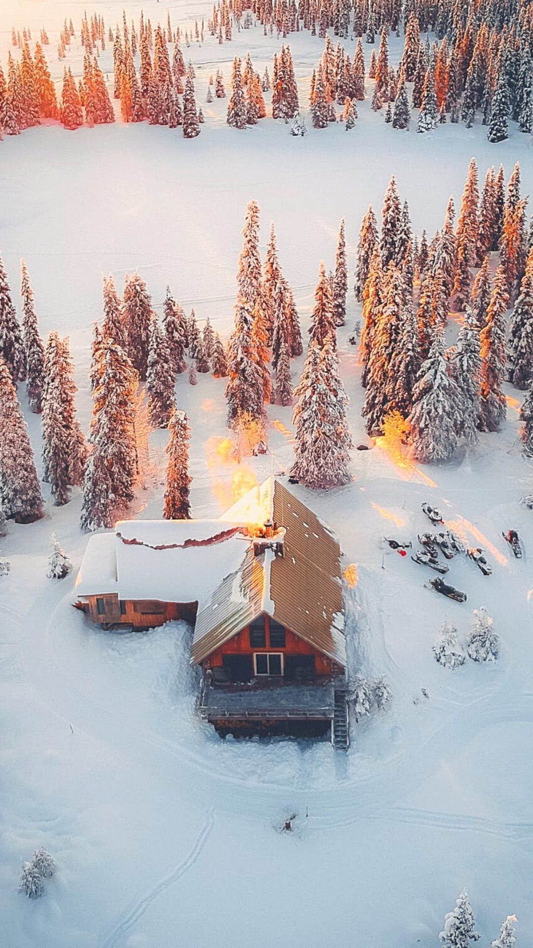 House In Winter Photography Wallpapers