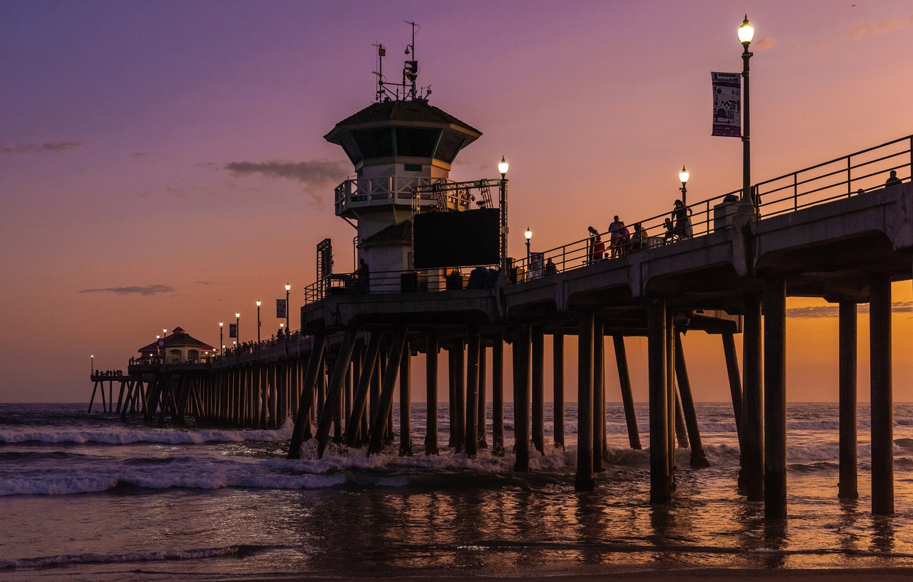 Huntington Beach Sunrise Wallpapers