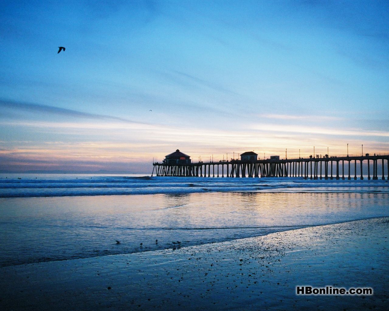 Huntington Beach Sunrise Wallpapers