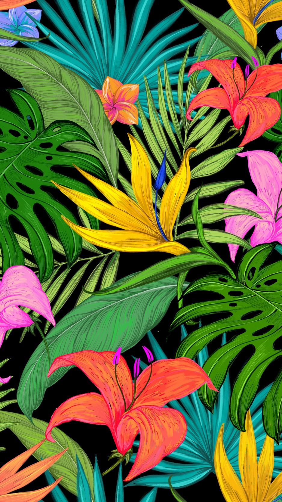 Tropical Pattern Background Tumblr