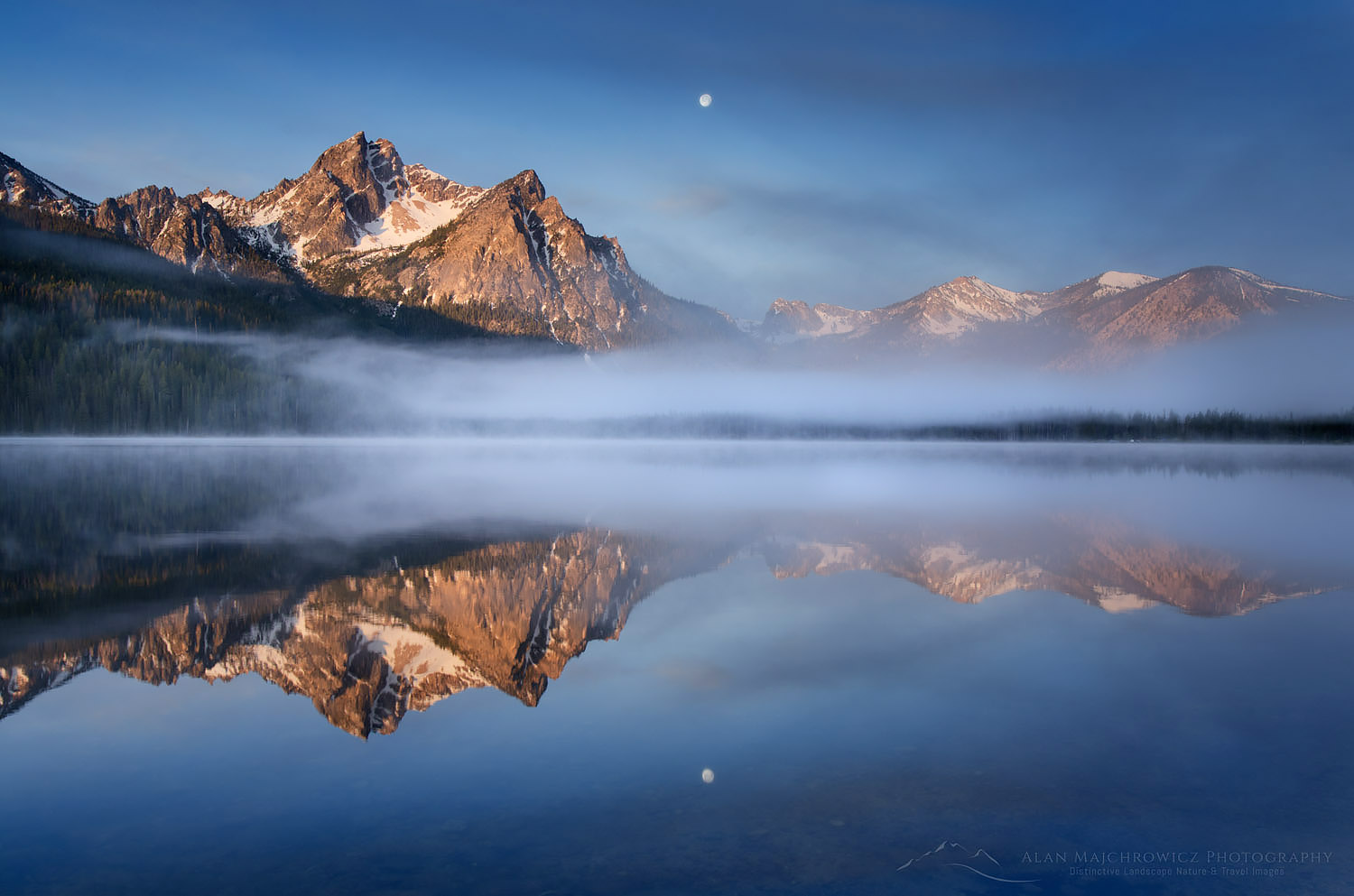 Idaho Stanley Lake Mountain Reflection Wallpapers