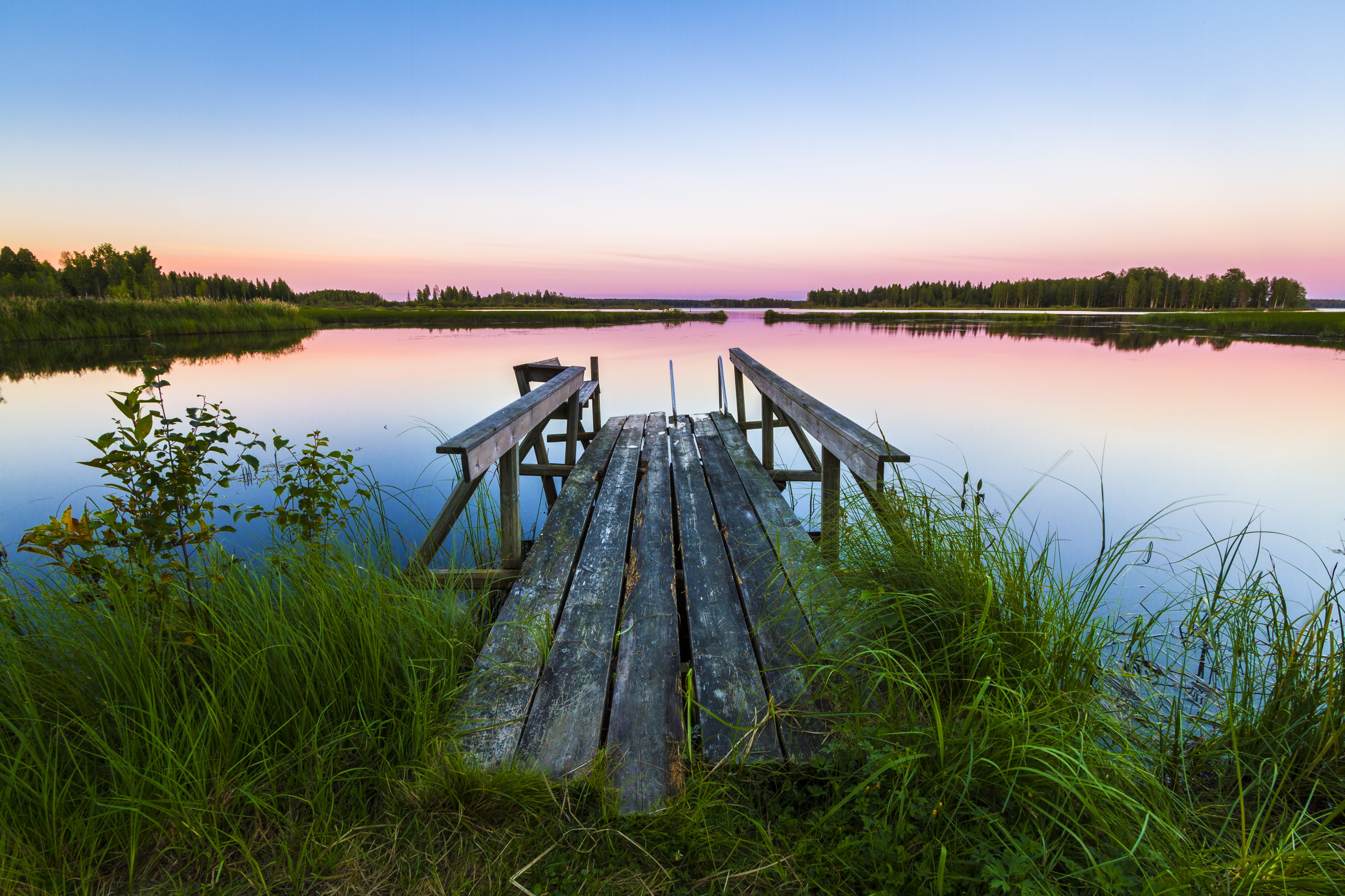 Lake Cool Bridge View Wallpapers