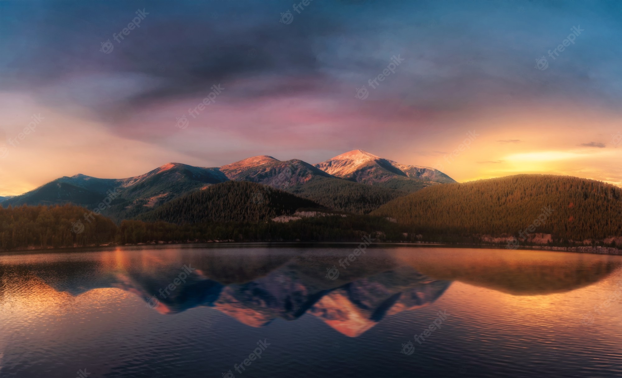 Lake Near Beautiful Landscape Mountains Wallpapers