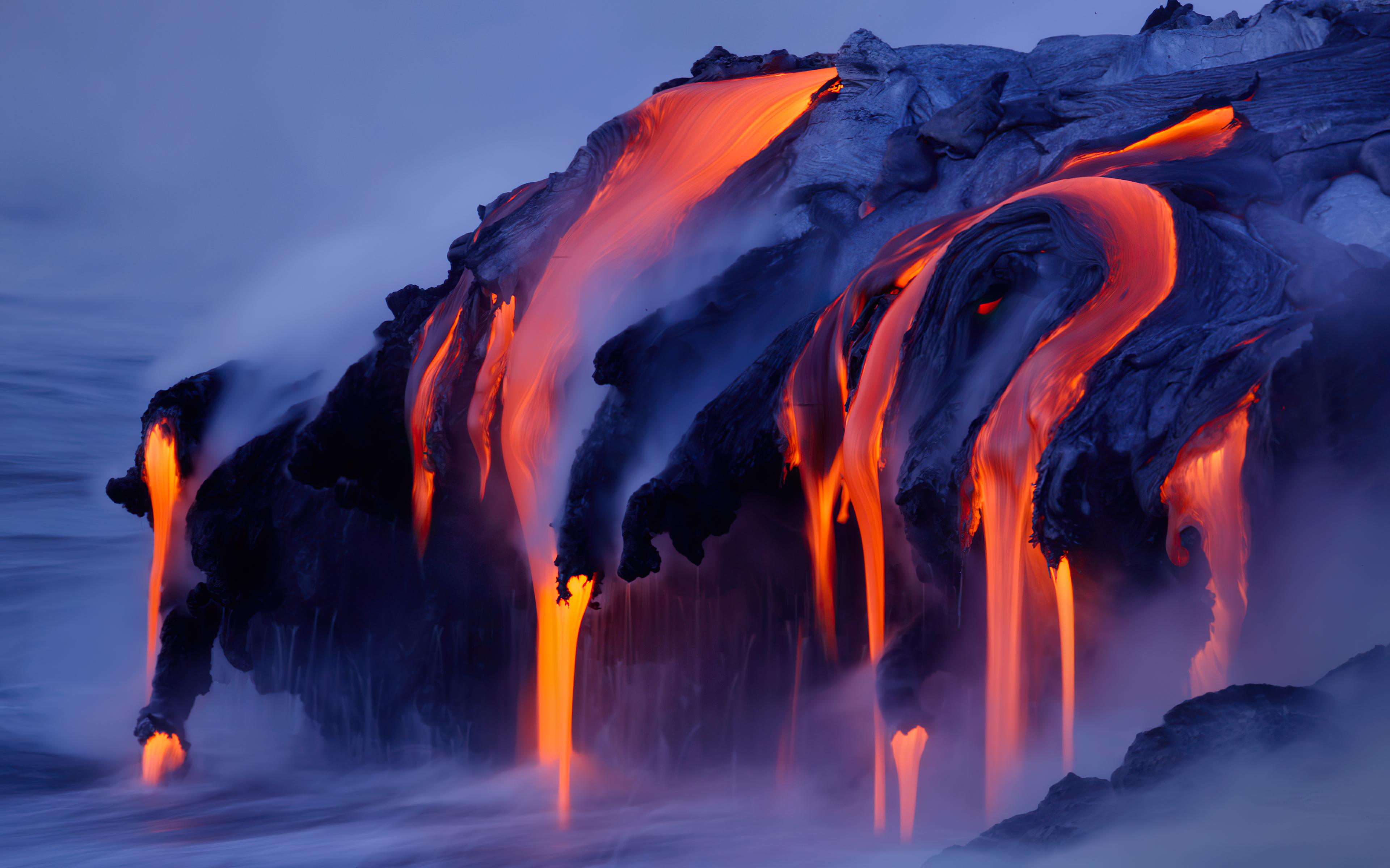 Lava Volcano Creak Wallpapers