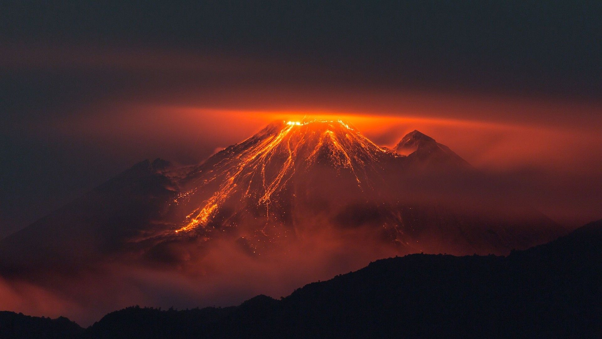 Lava Volcano Creak Wallpapers