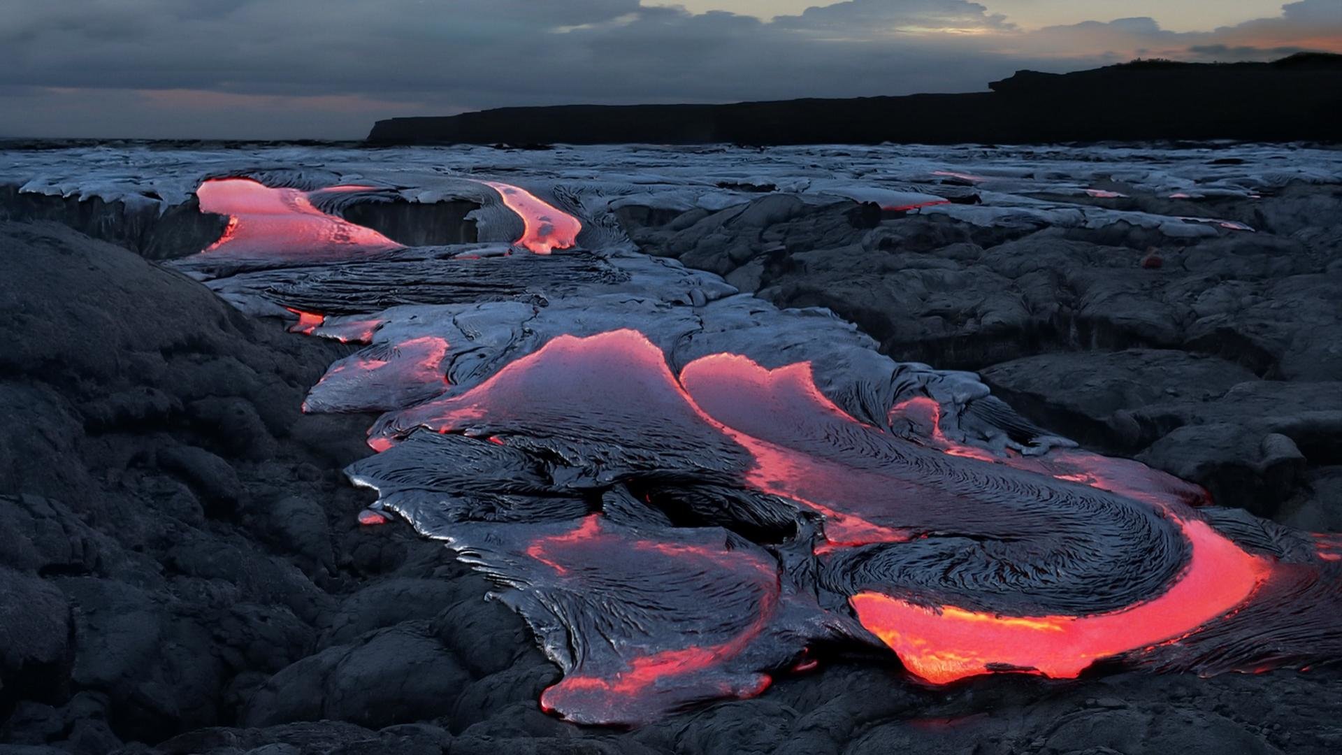 Lava Volcano Creak Wallpapers