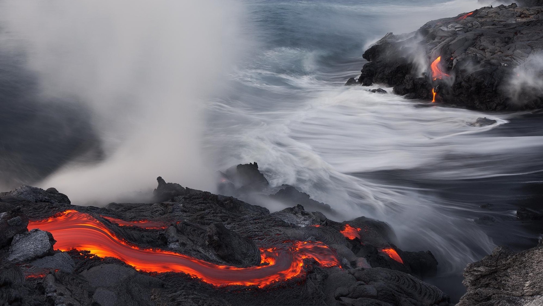 Lava Volcano Creak Wallpapers