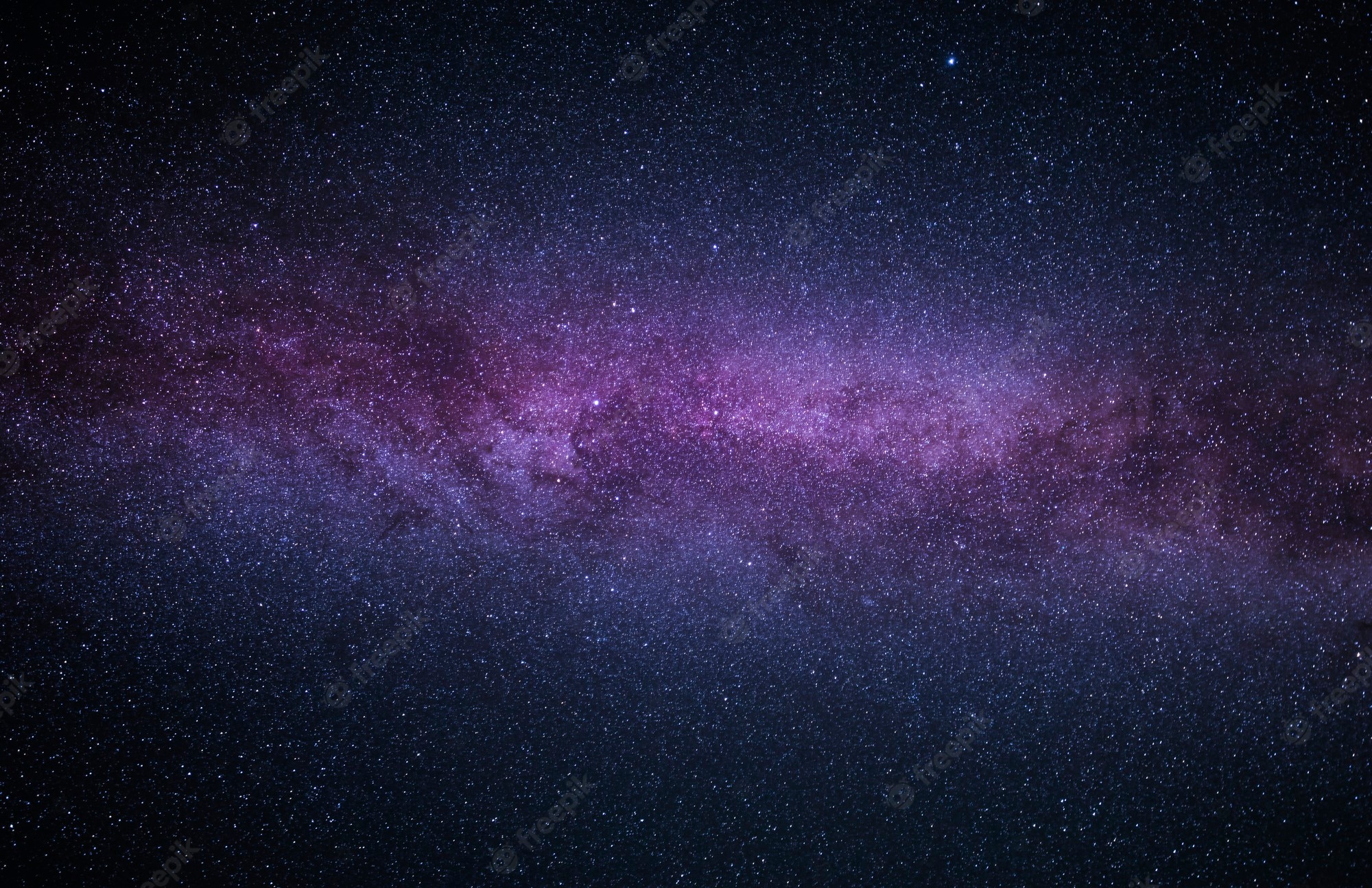 Milky Way Galaxy Purple Night Sky Wallpapers