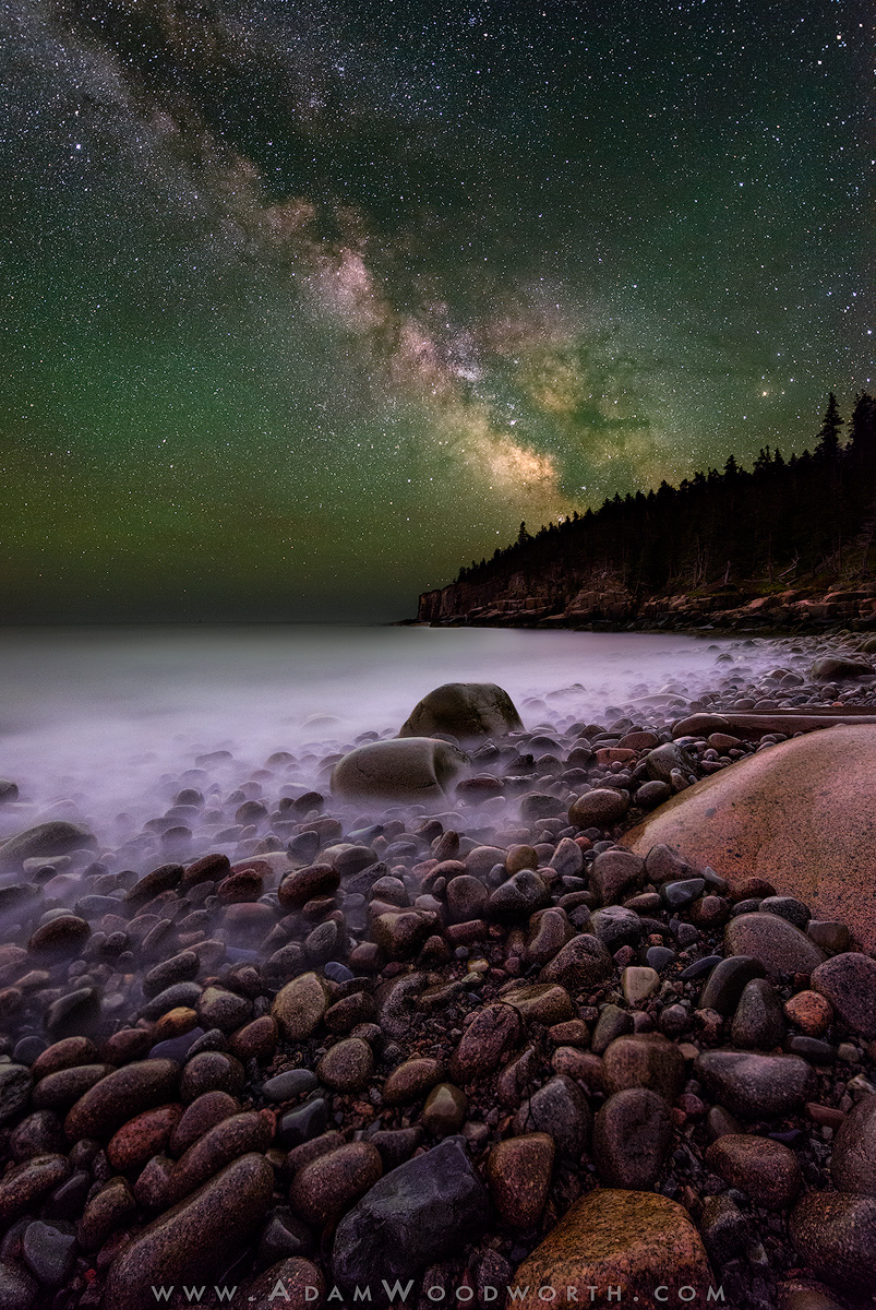 Milky Way Over Otter Cliffs Wallpapers