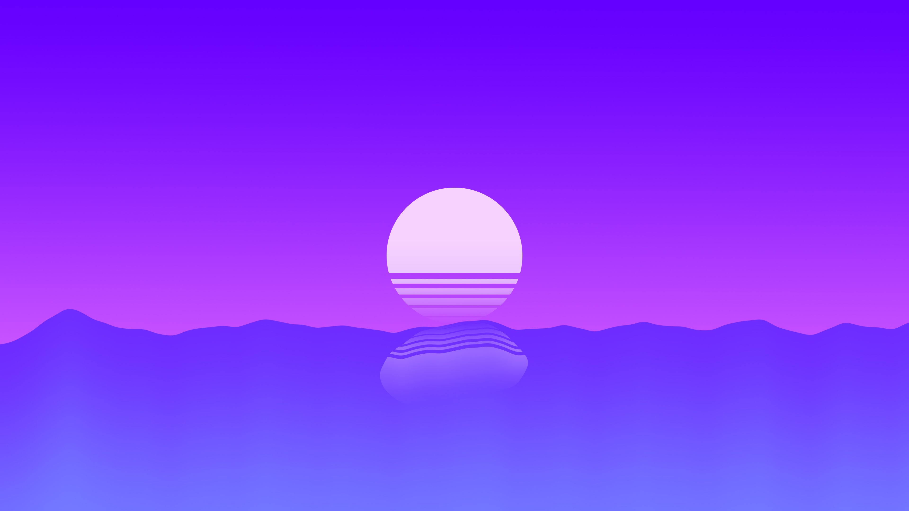 Minimalist 8K Hd Sunset Wallpapers