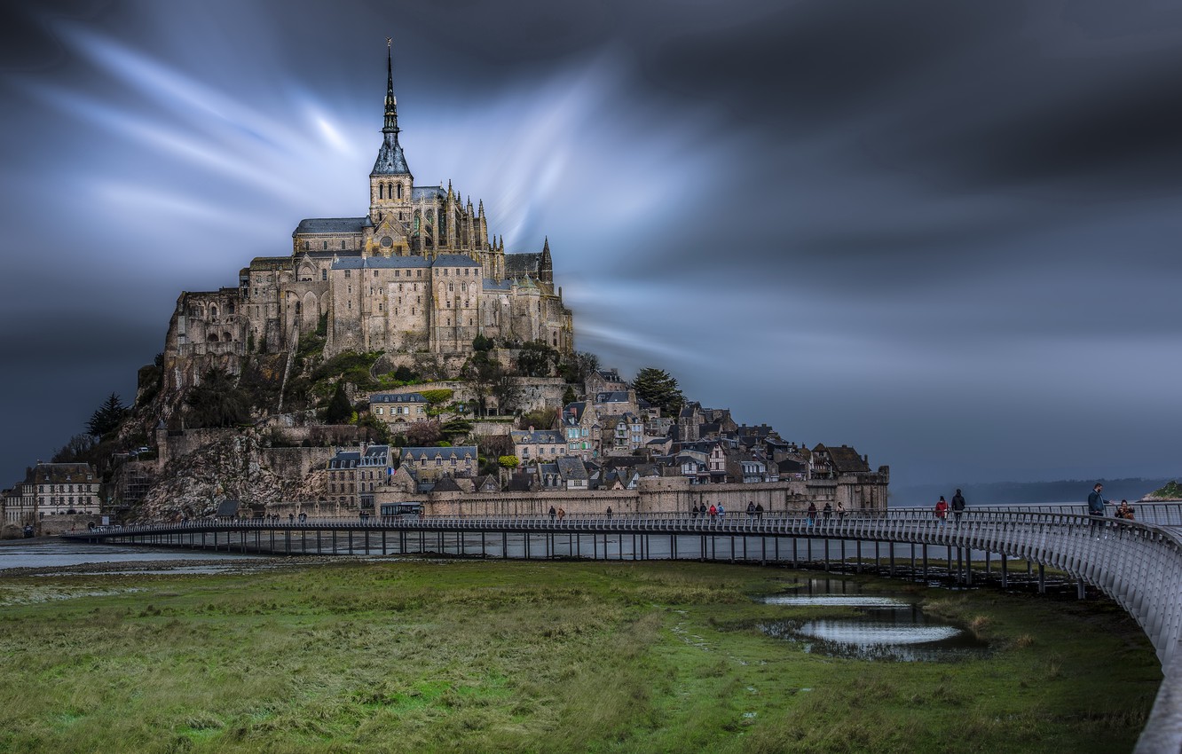 Mont Saint-Michel Landscape Wallpapers