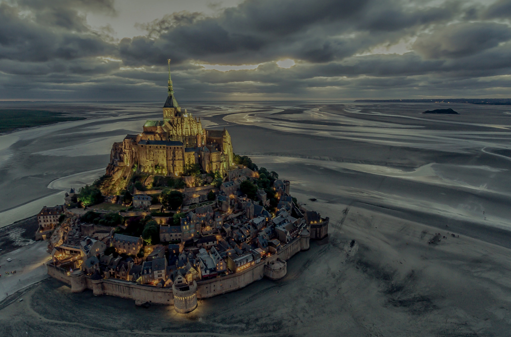 Mont Saint-Michel Landscape Wallpapers