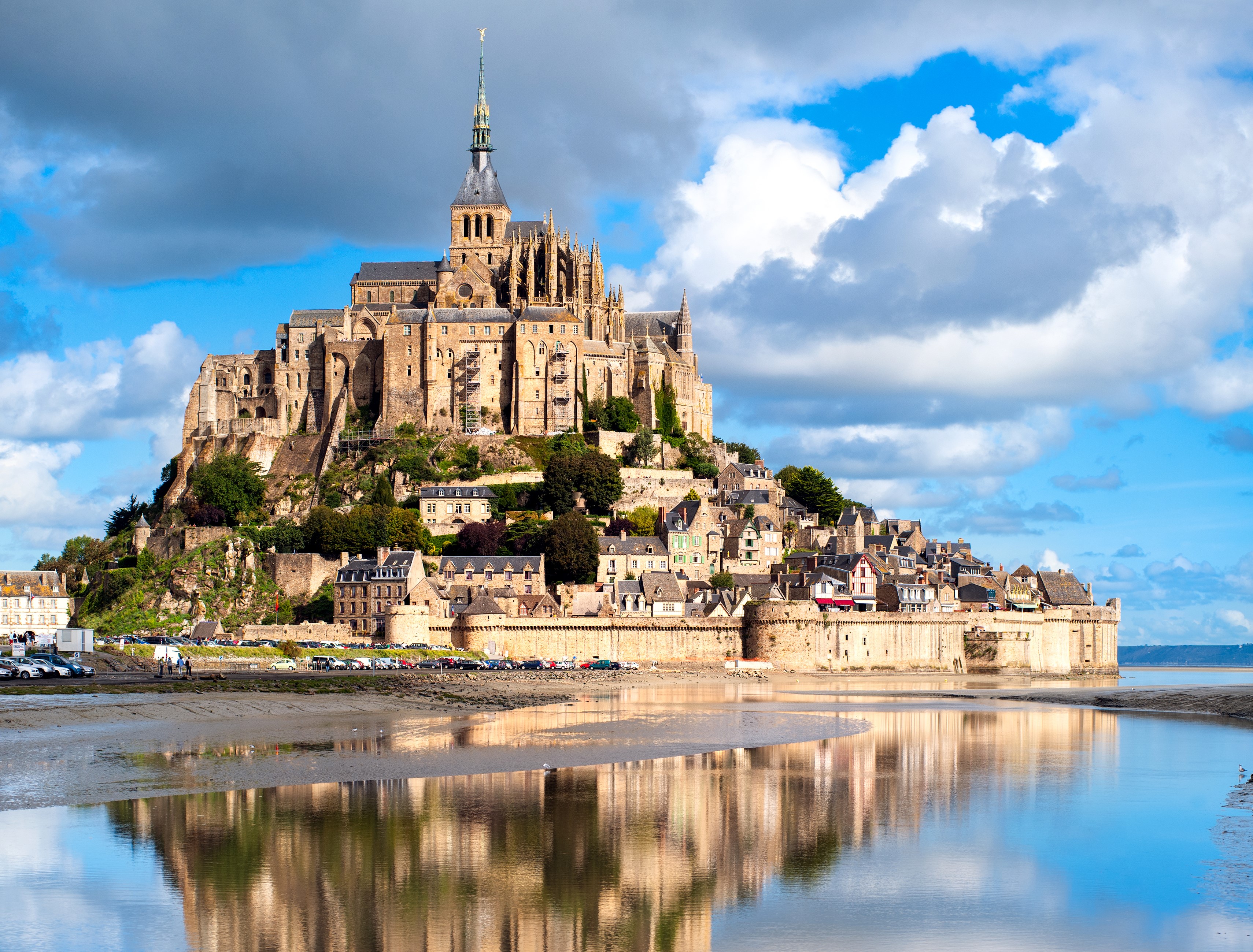 Mont Saint-Michel Landscape Wallpapers