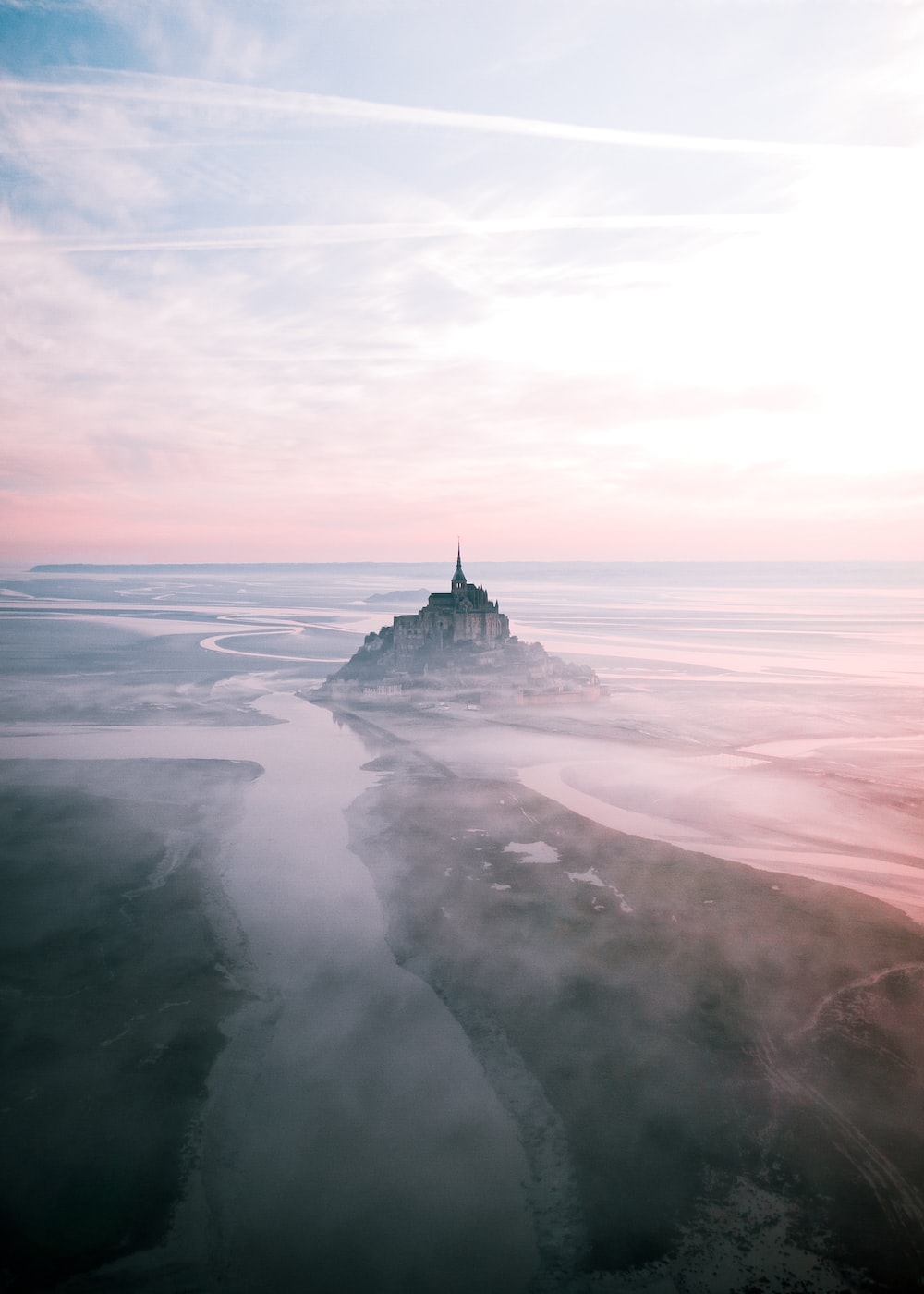 Mont Saint-Michel Landscape Wallpapers