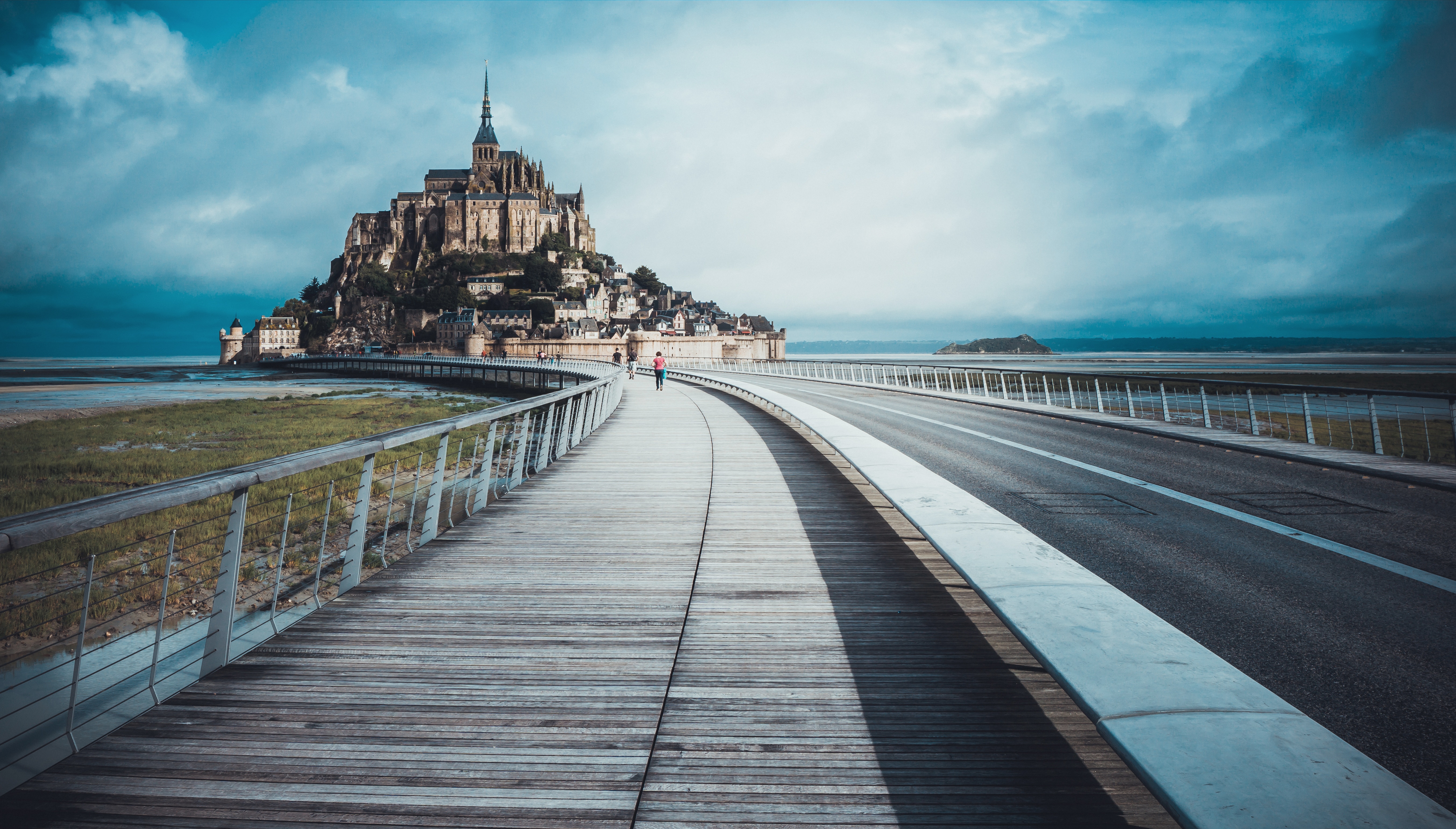 Mont Saint-Michel Landscape Wallpapers