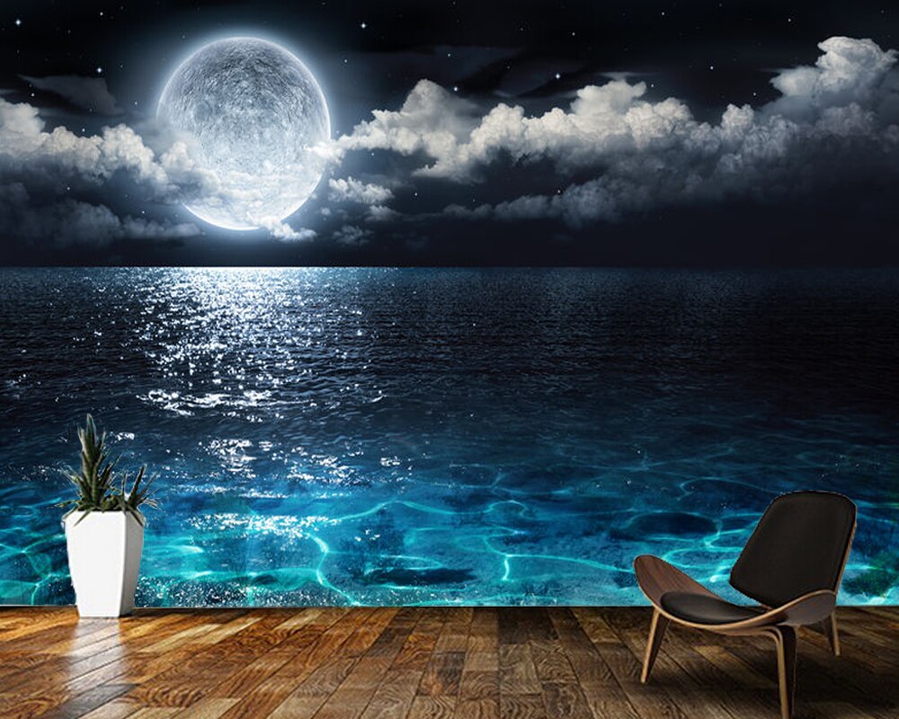 Moon Night Hd Landscape Wallpapers