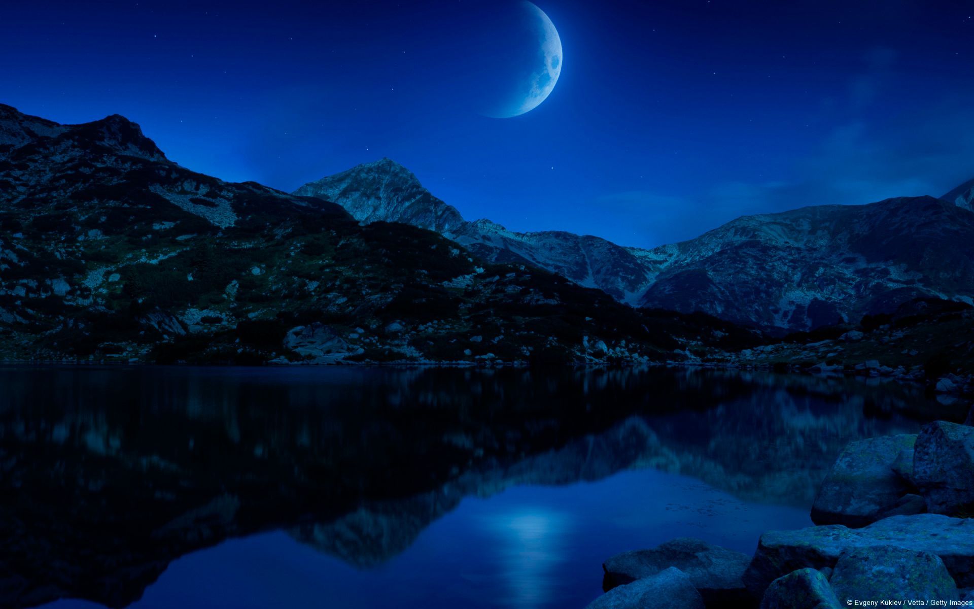 Moonlight Landscape Wallpapers