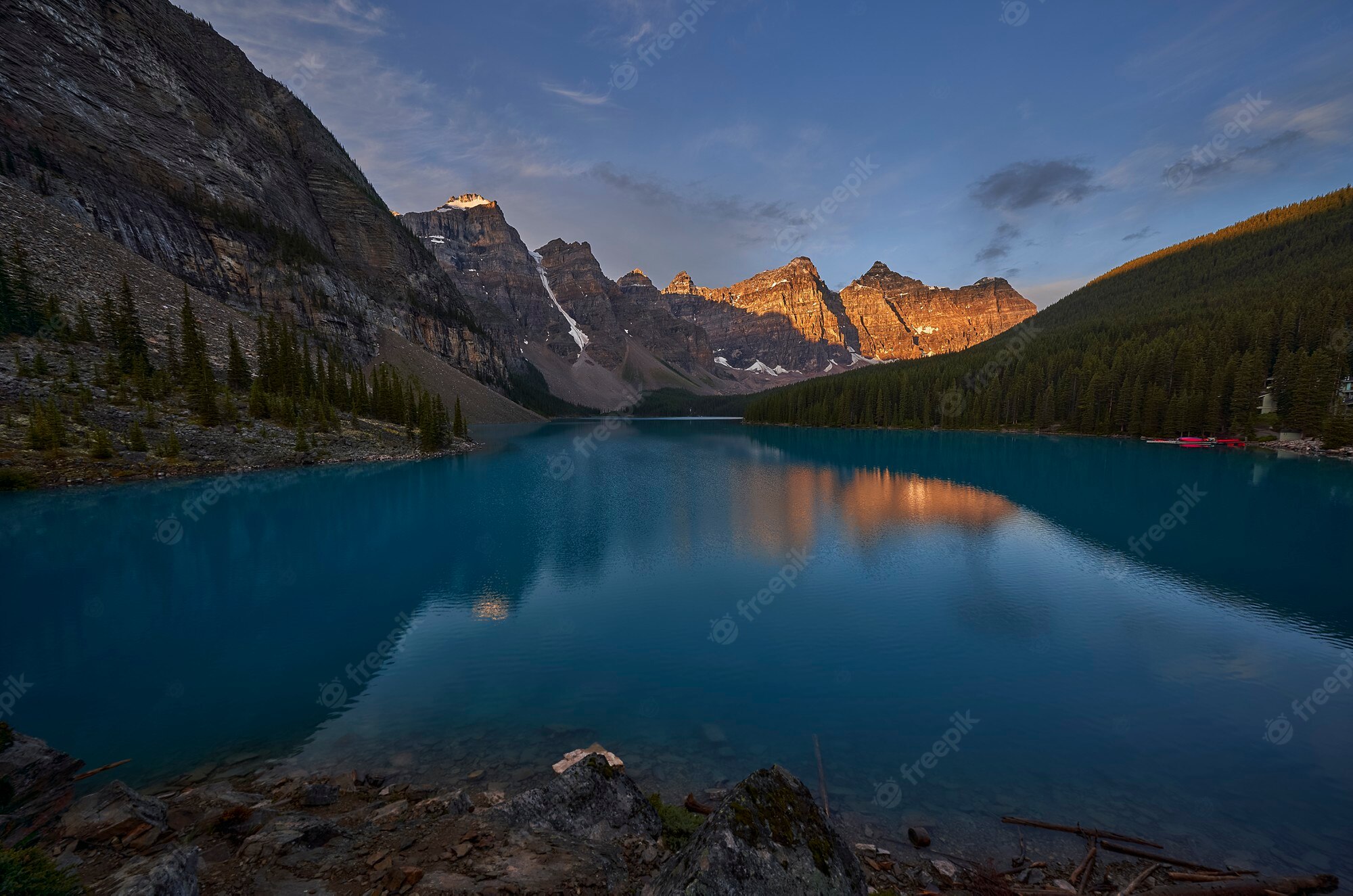 Moraine Lake Canadian Rockies Drone View Wallpapers