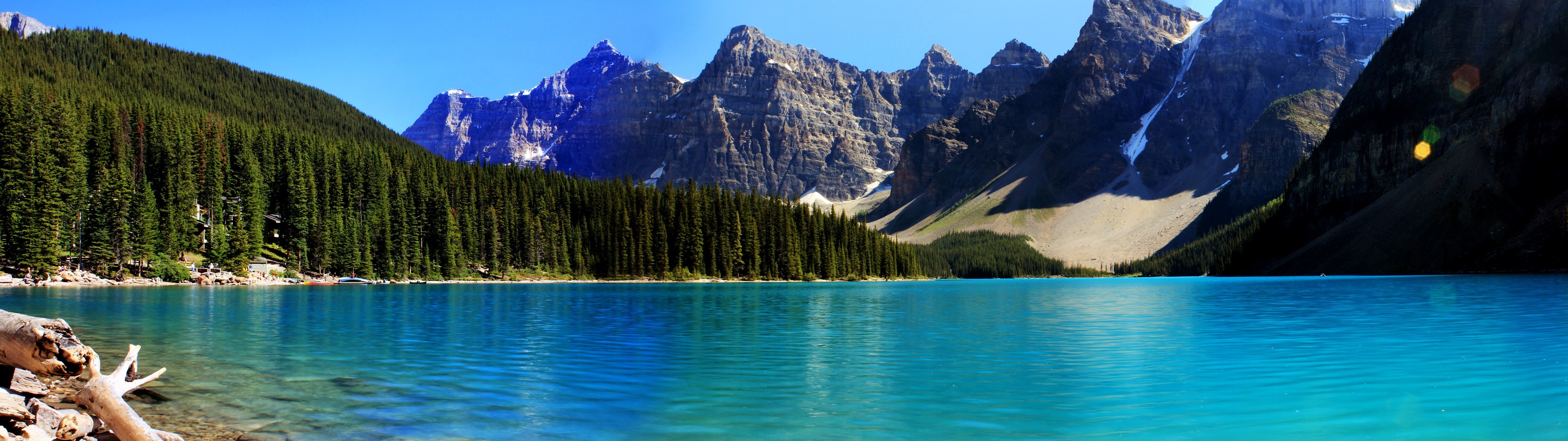 Moraine Lake South Channel Wallpapers