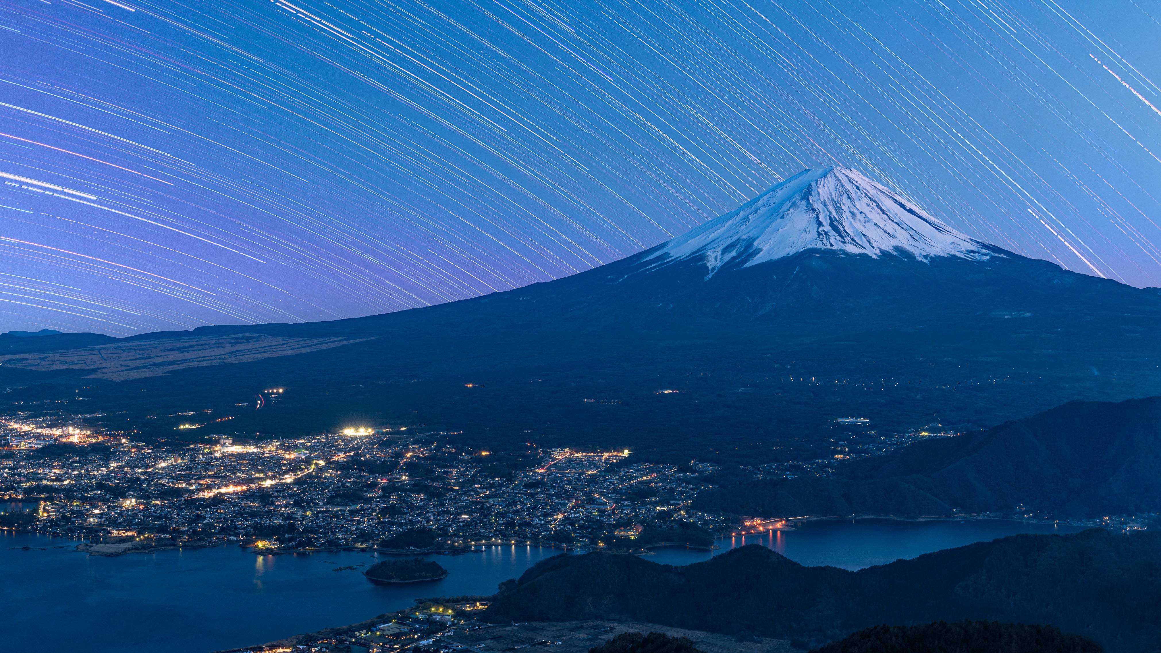 Mount Fuji Nightscape Wallpapers