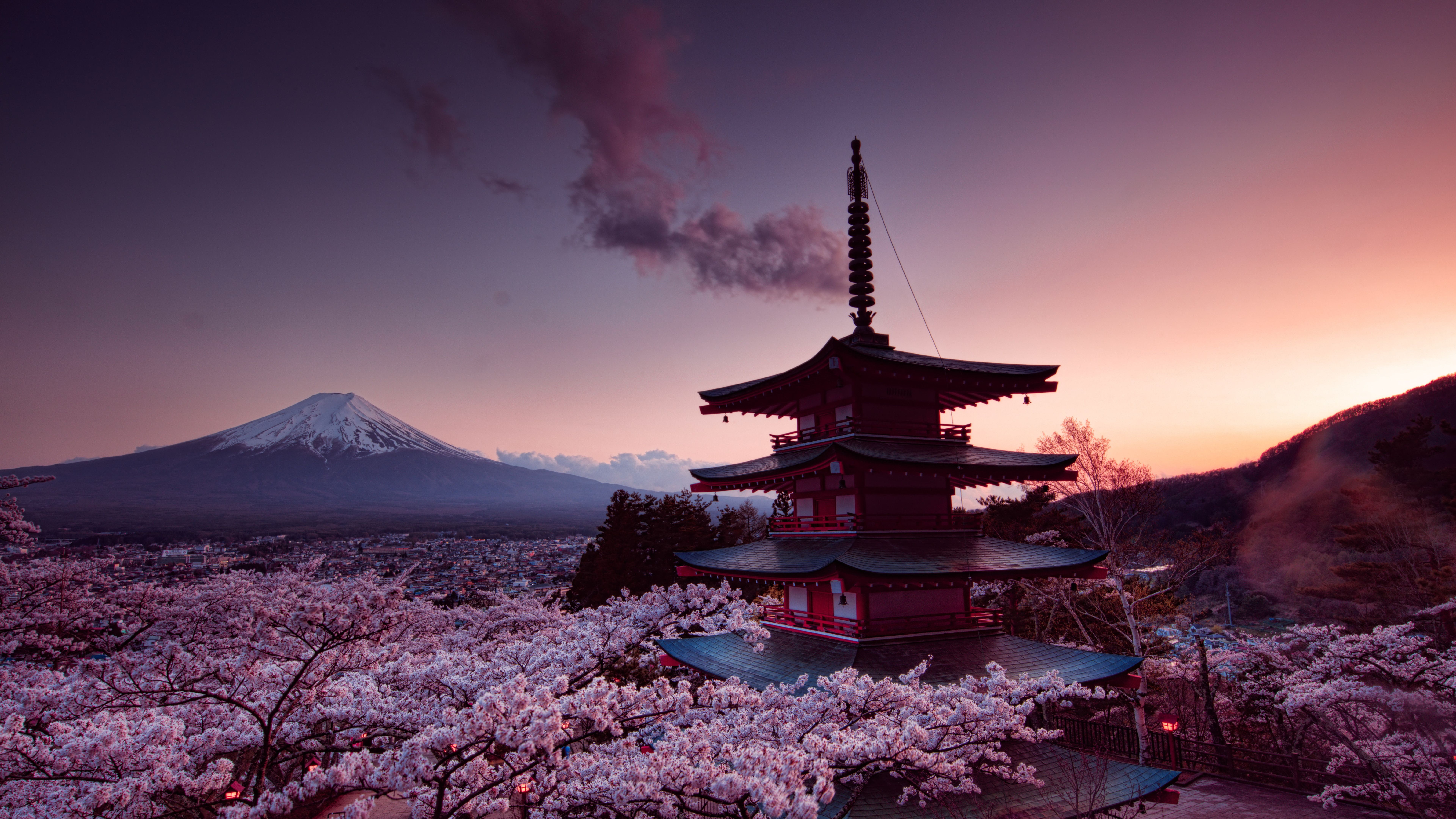 Mount Fuji Nightscape Wallpapers