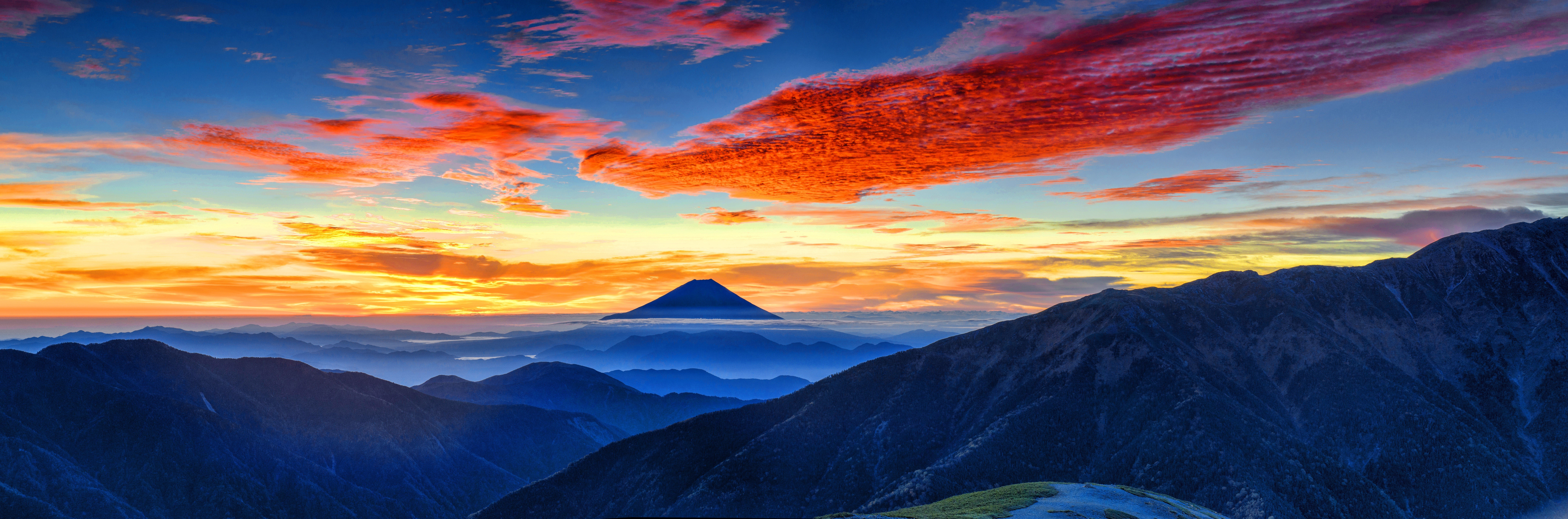 Mount Fuji Nightscape Wallpapers