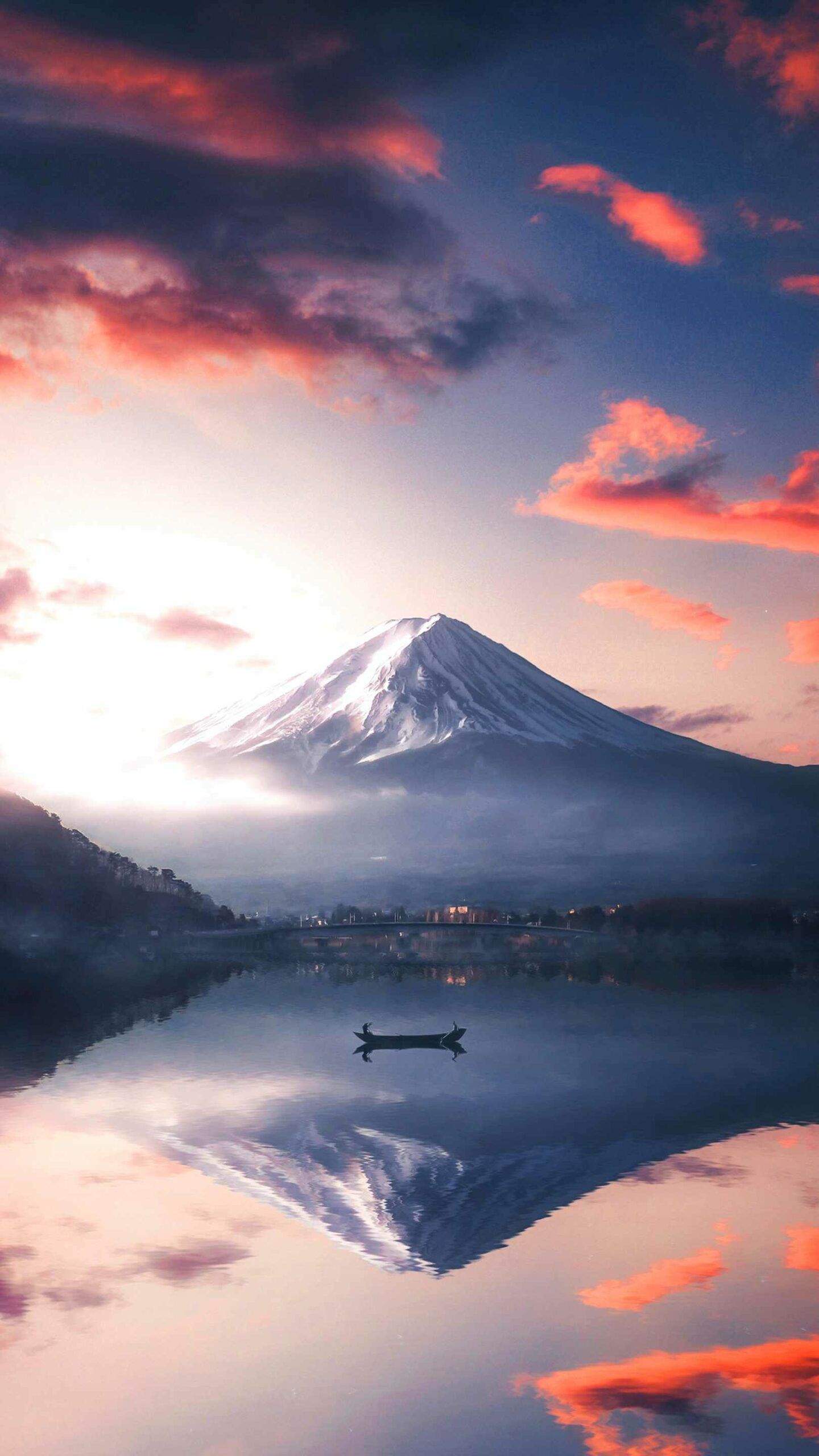 Mount Fuji Reflection Wallpapers