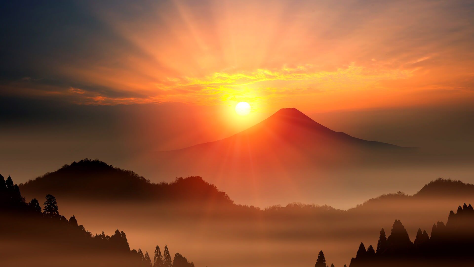 Mount Fuji Sunrise Wallpapers