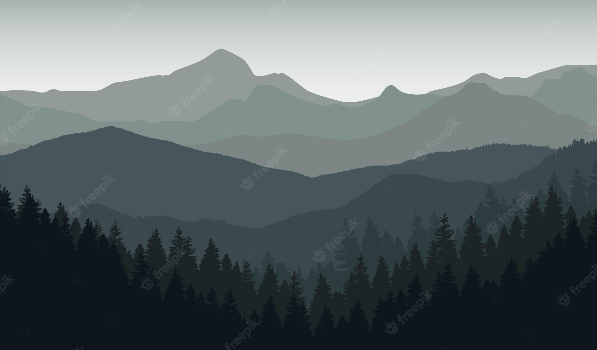 Mountain Layers Wallpapers