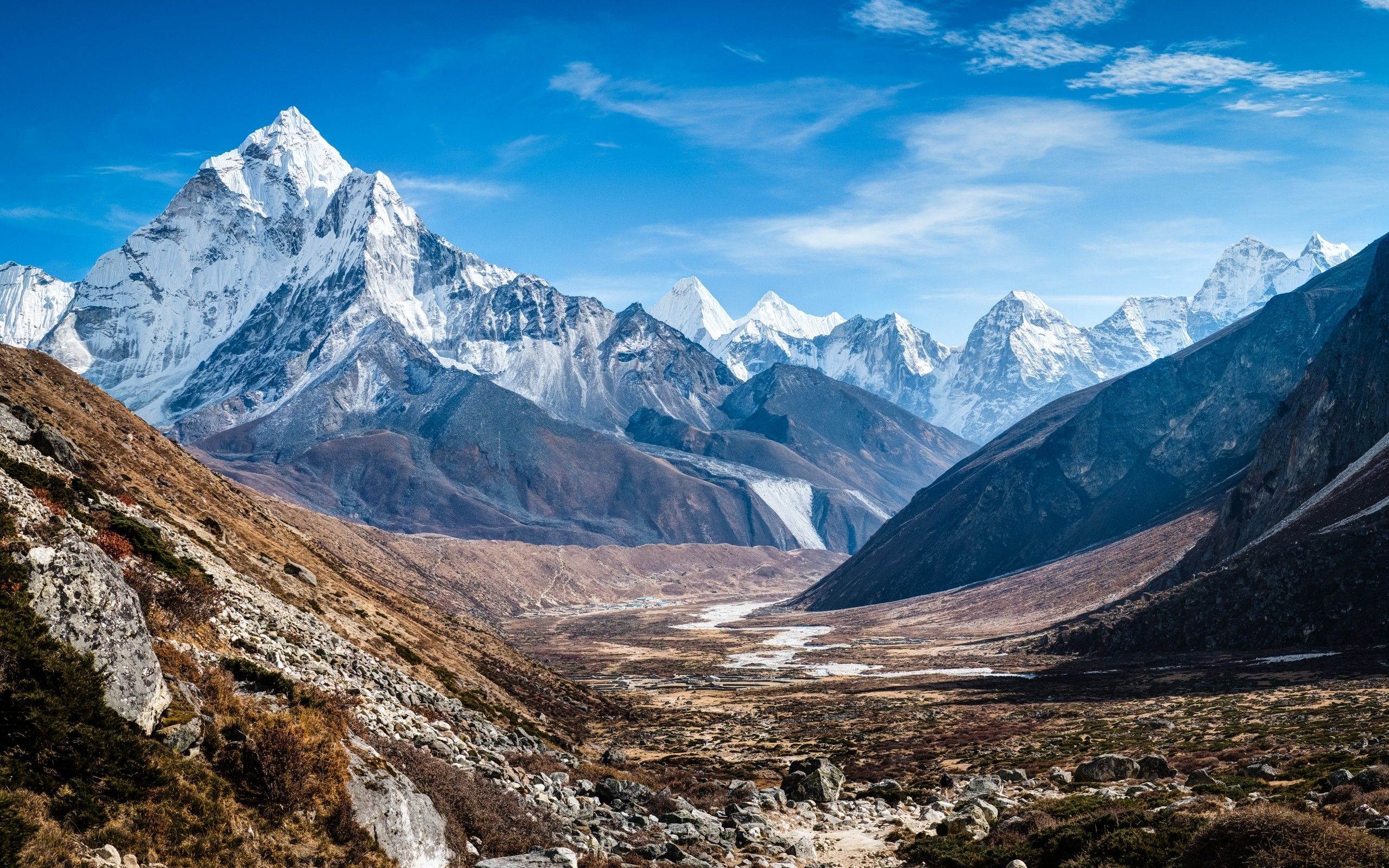 Mountains Night View In Ghandruk Nepal Wallpapers