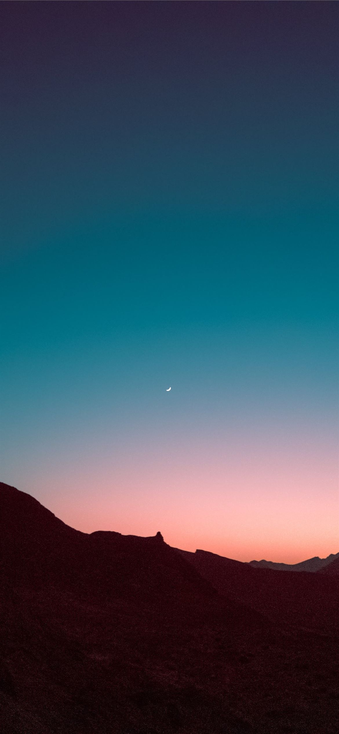 Mountains Silhouette During Sunset Wallpapers