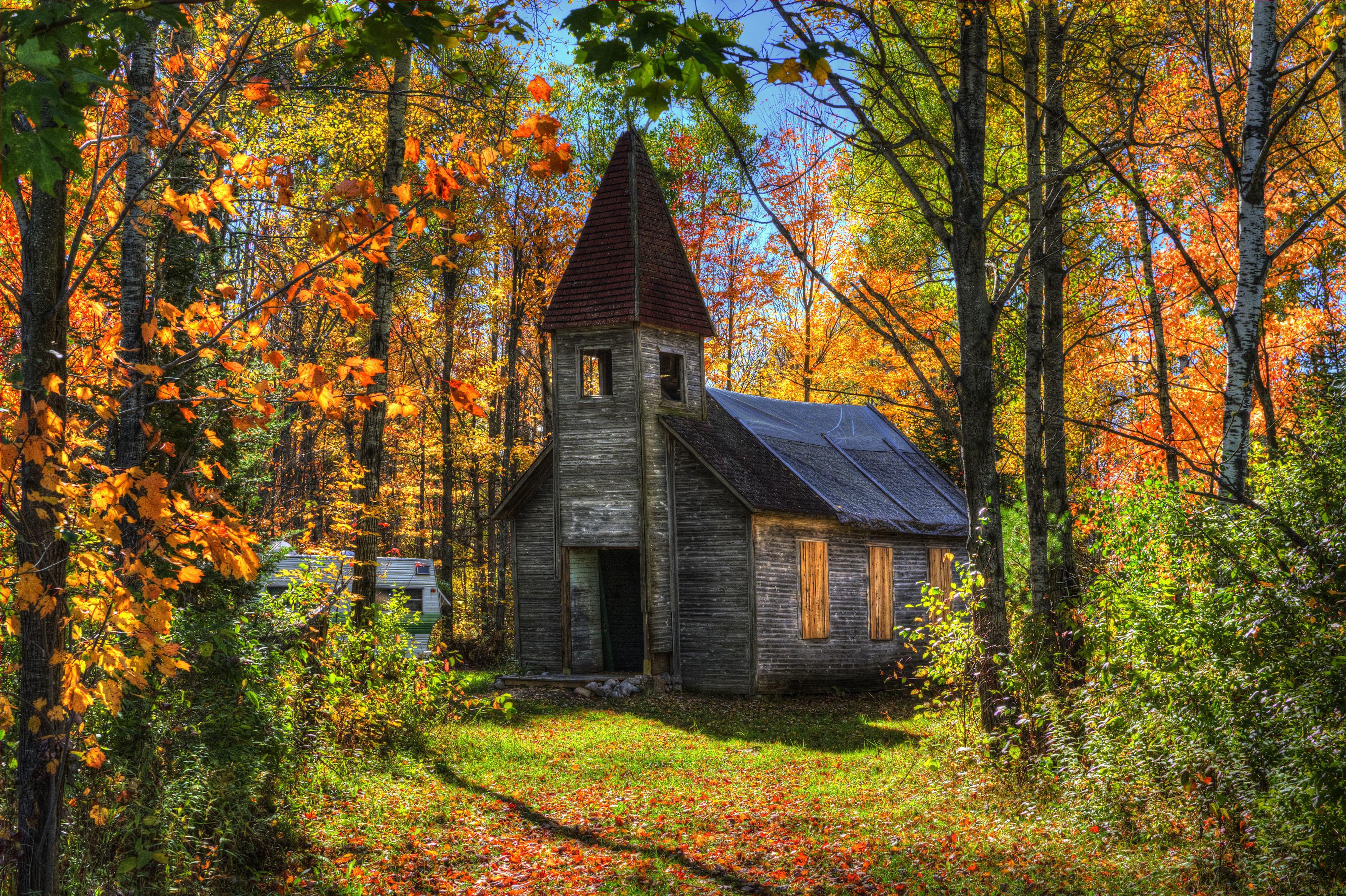 Old House In Forest Wallpapers