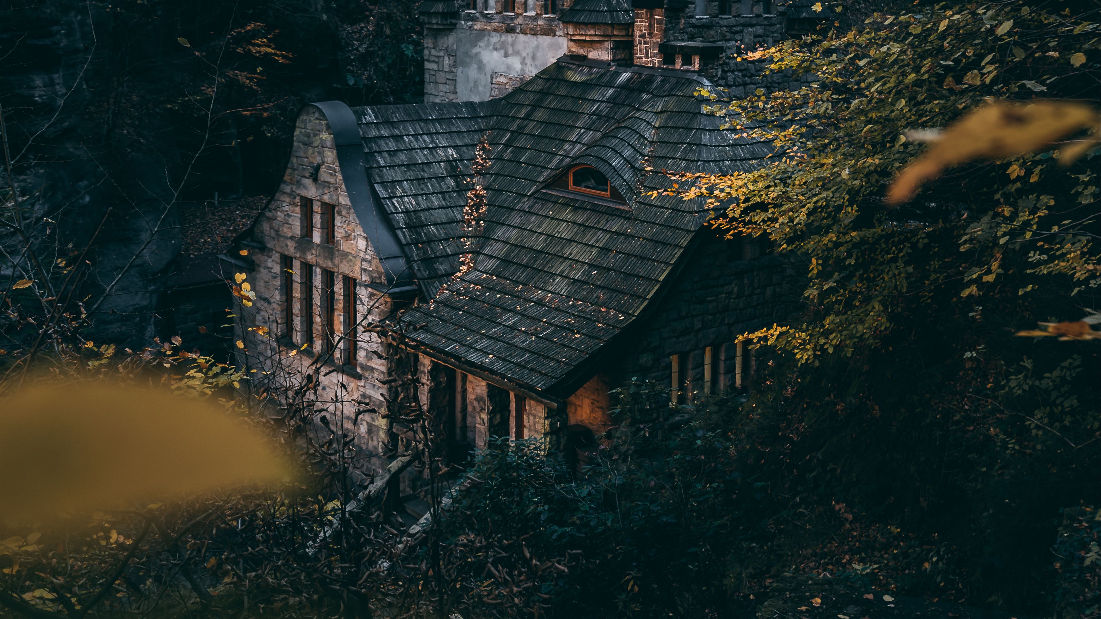 Old House In Forest Wallpapers