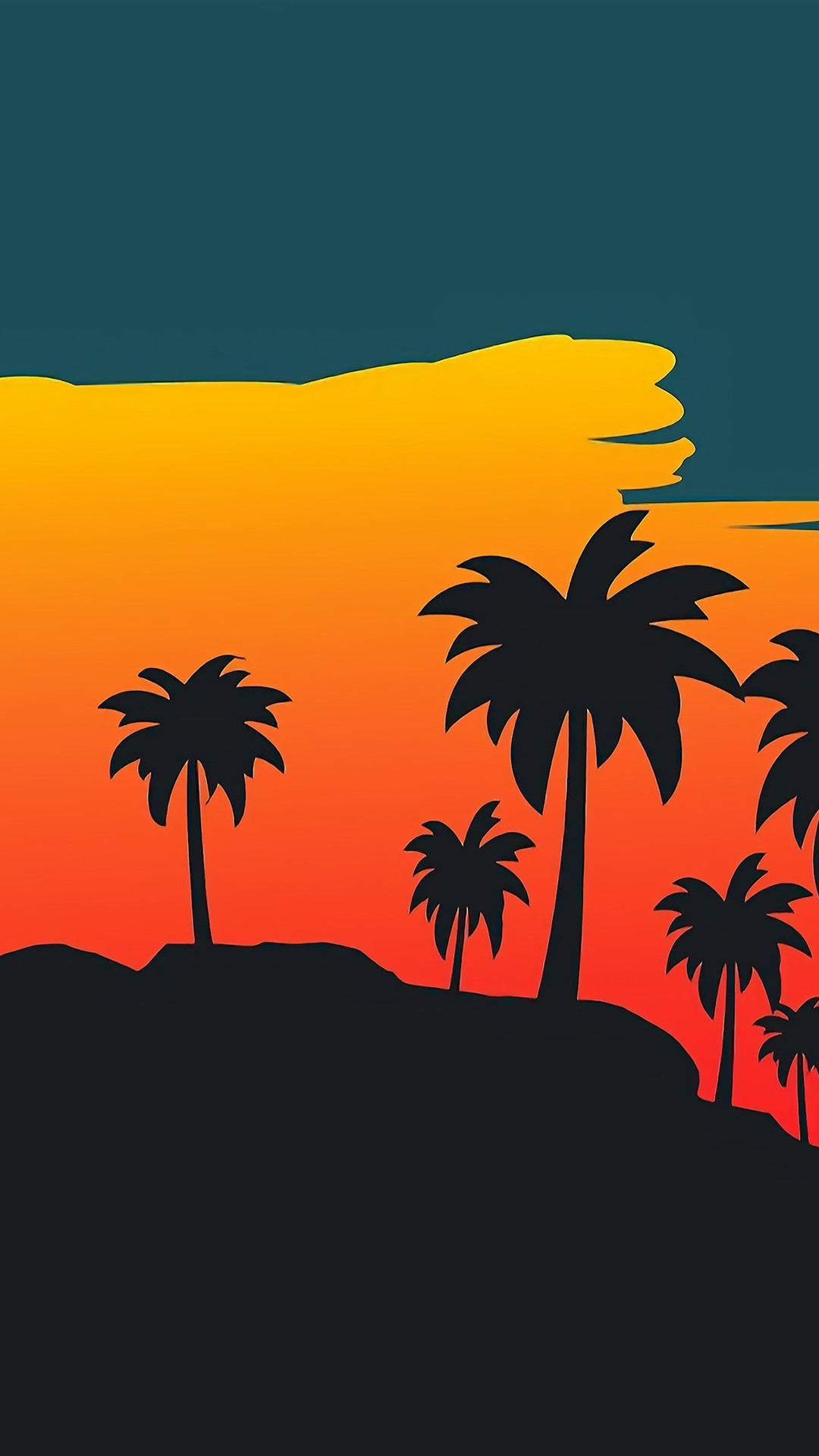 Palm Tree Sunset Iphone Wallpapers