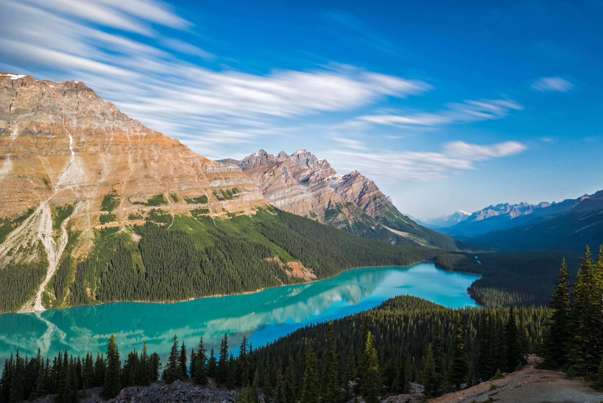 Peyto Lake Canada Mountains Wallpapers