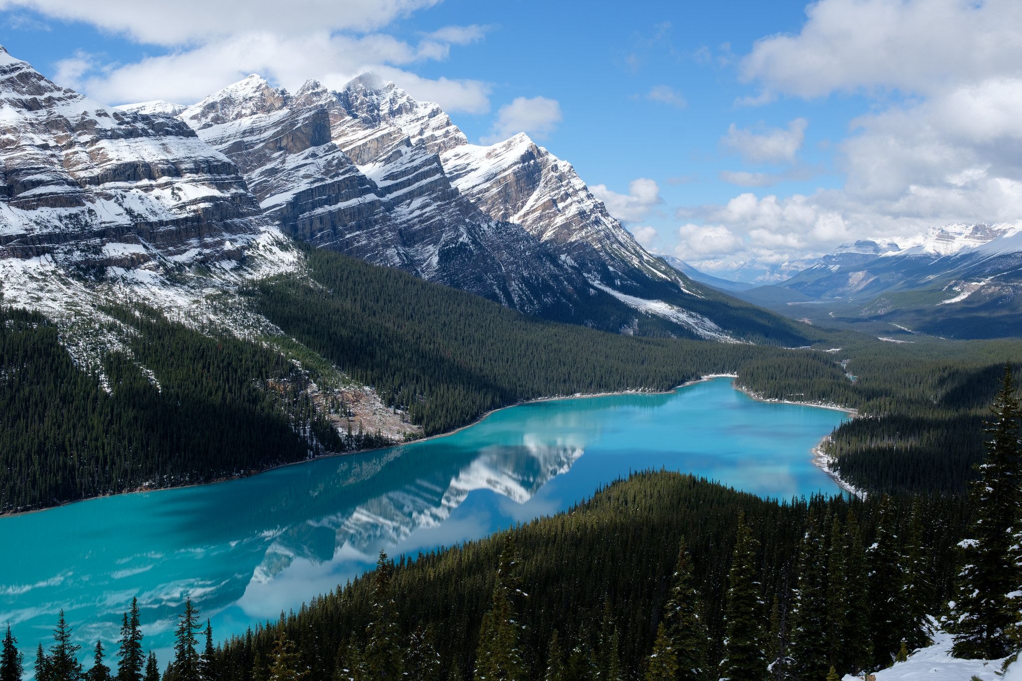 Peyto Lake Canada Mountains Wallpapers