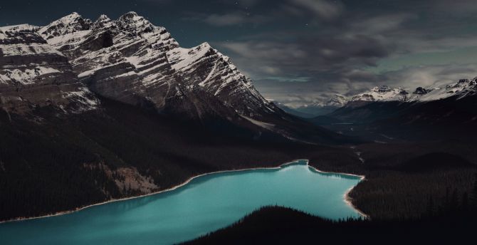 Peyto Lake Canada Mountains Wallpapers