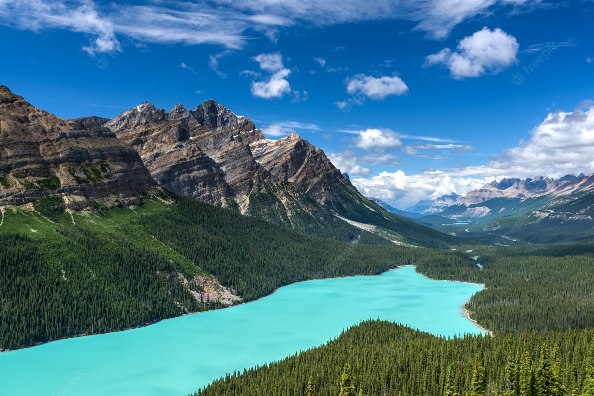 Peyto Lake Canada Mountains Wallpapers