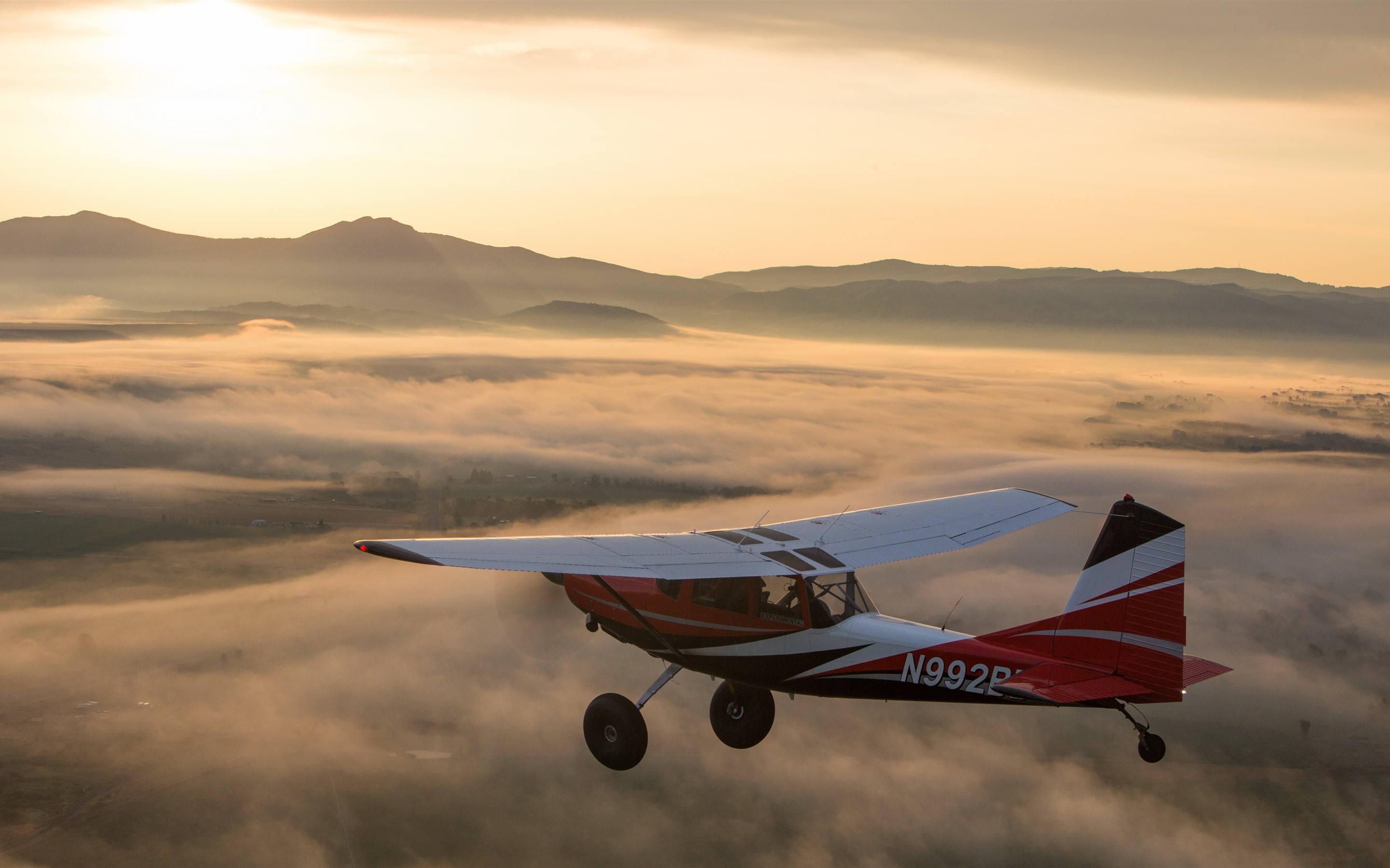 Plane Mountains Wallpapers