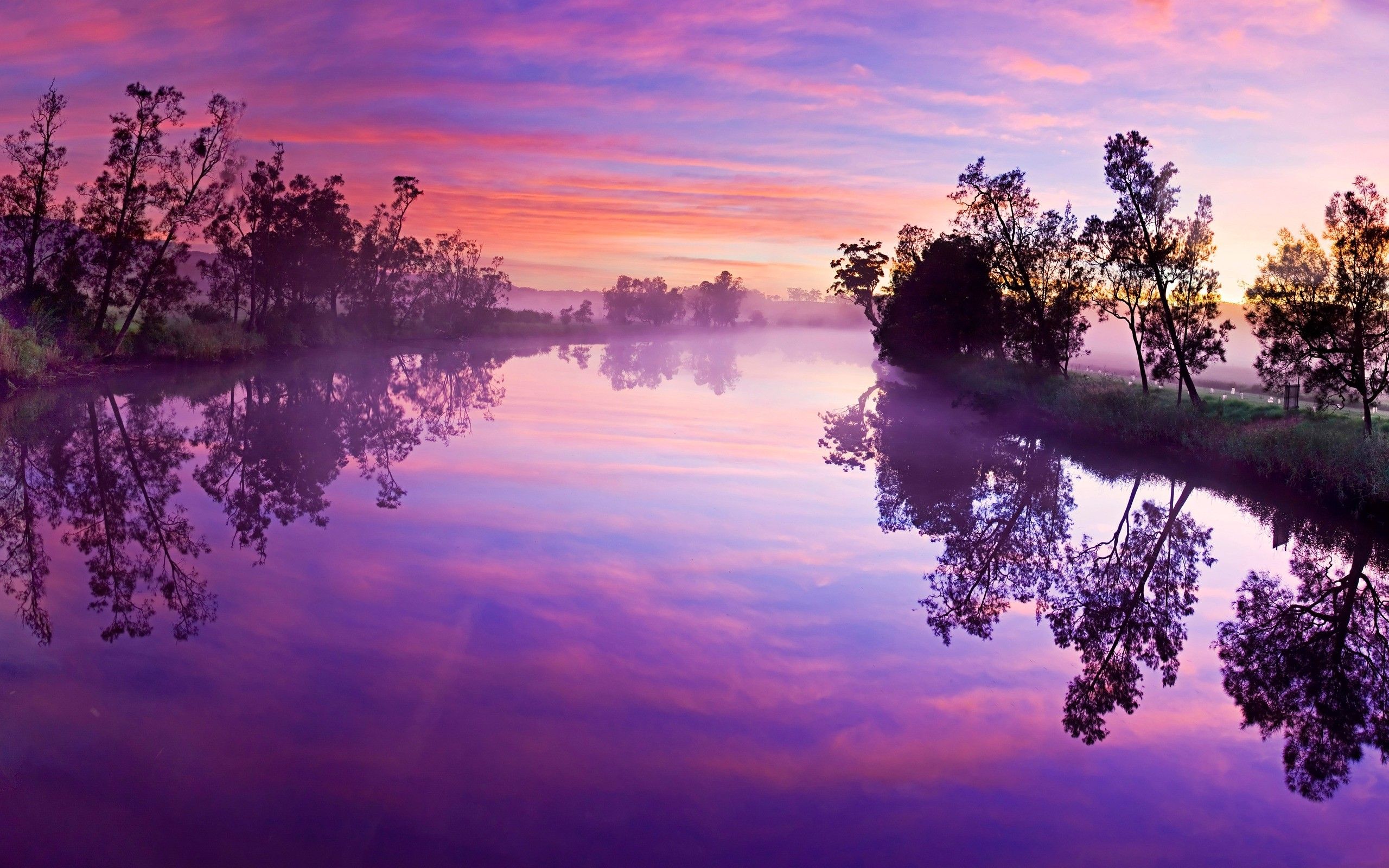 Purple Cool Sunrise Wallpapers